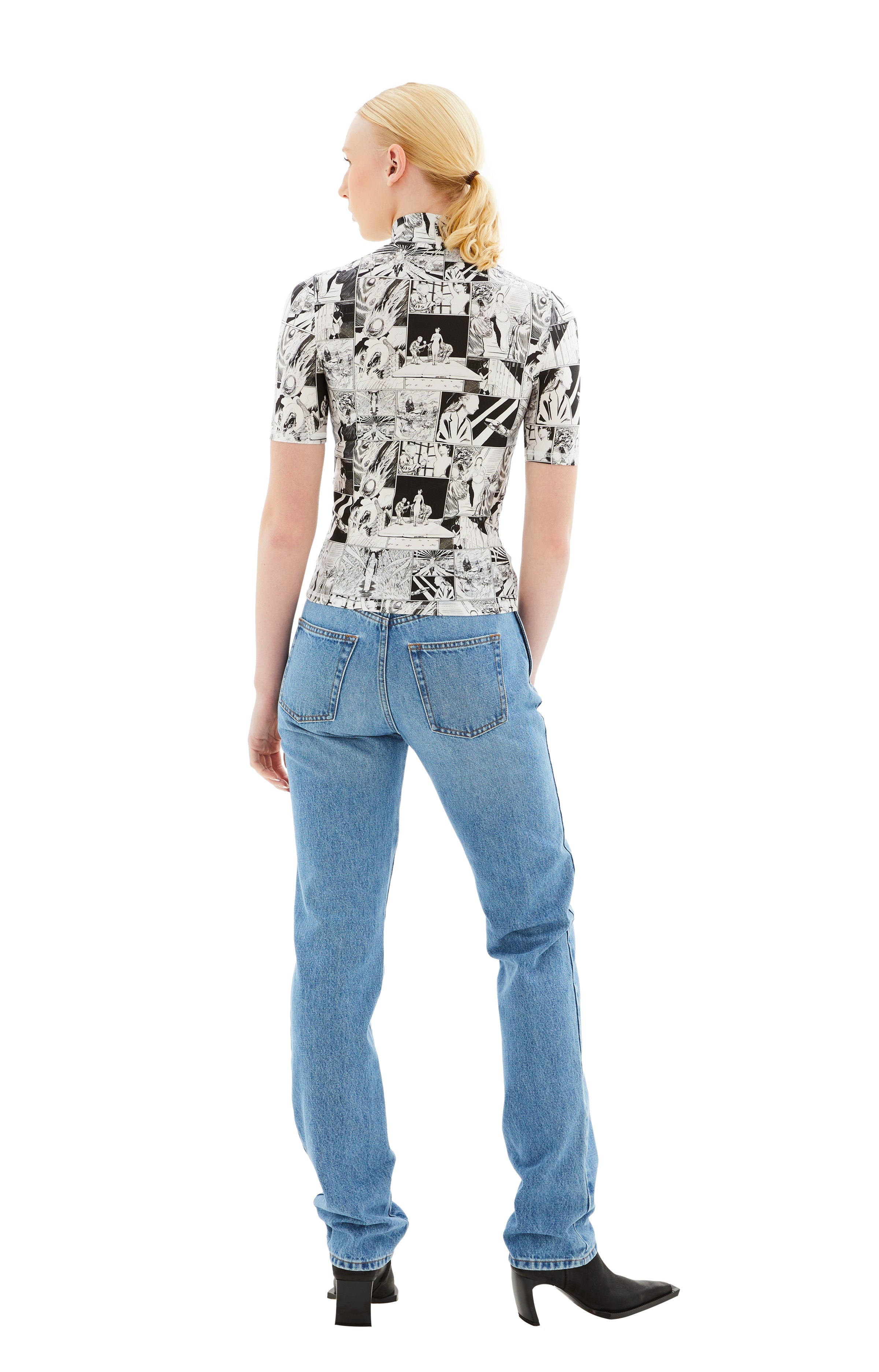 Coperni Open Hip Jeans - Washed Blue
