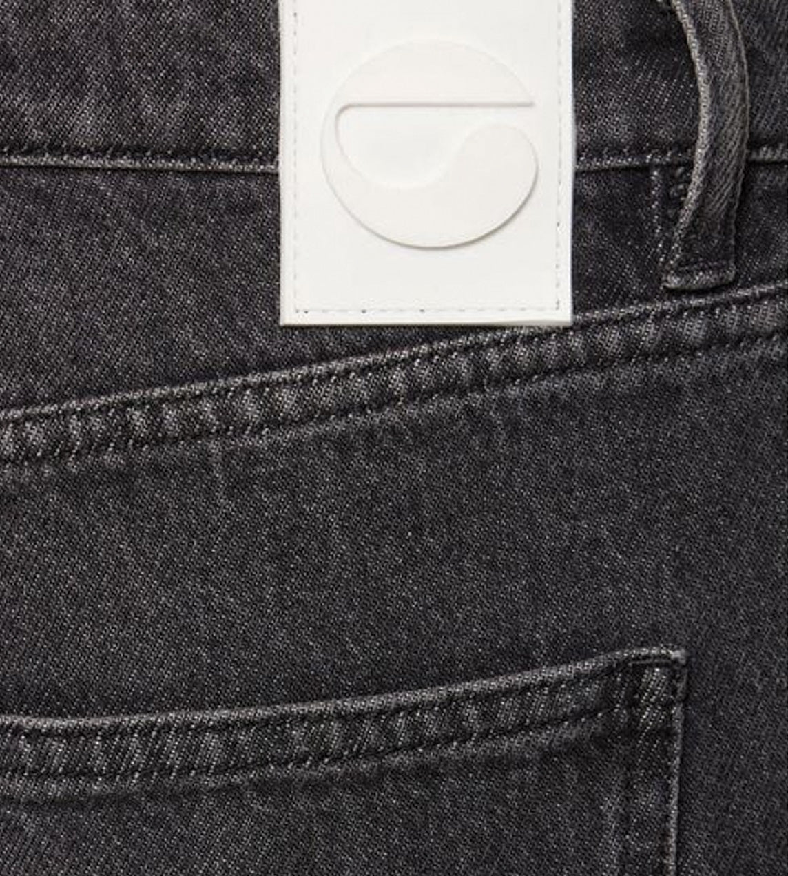 Coperni Open Knee Jeans - Washed Black