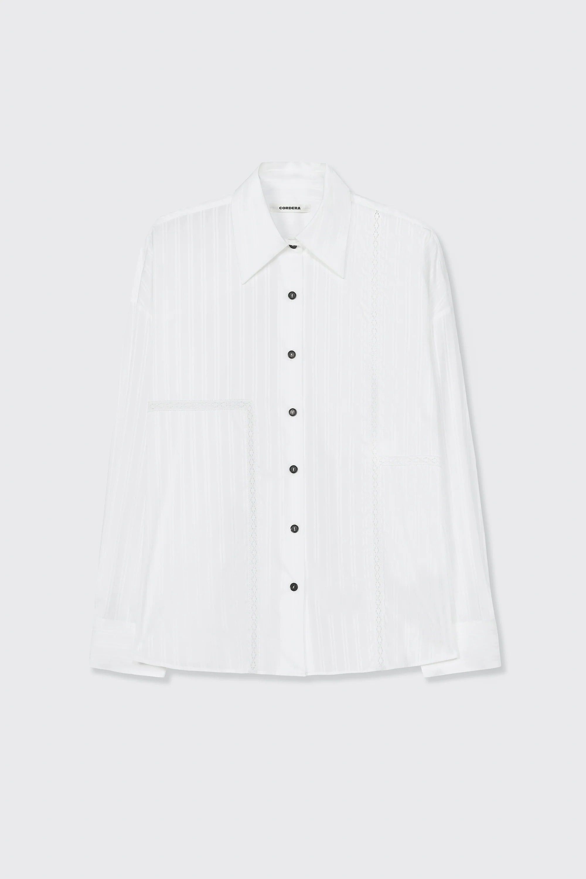 Cordera Oversized Lace Shirt Top
