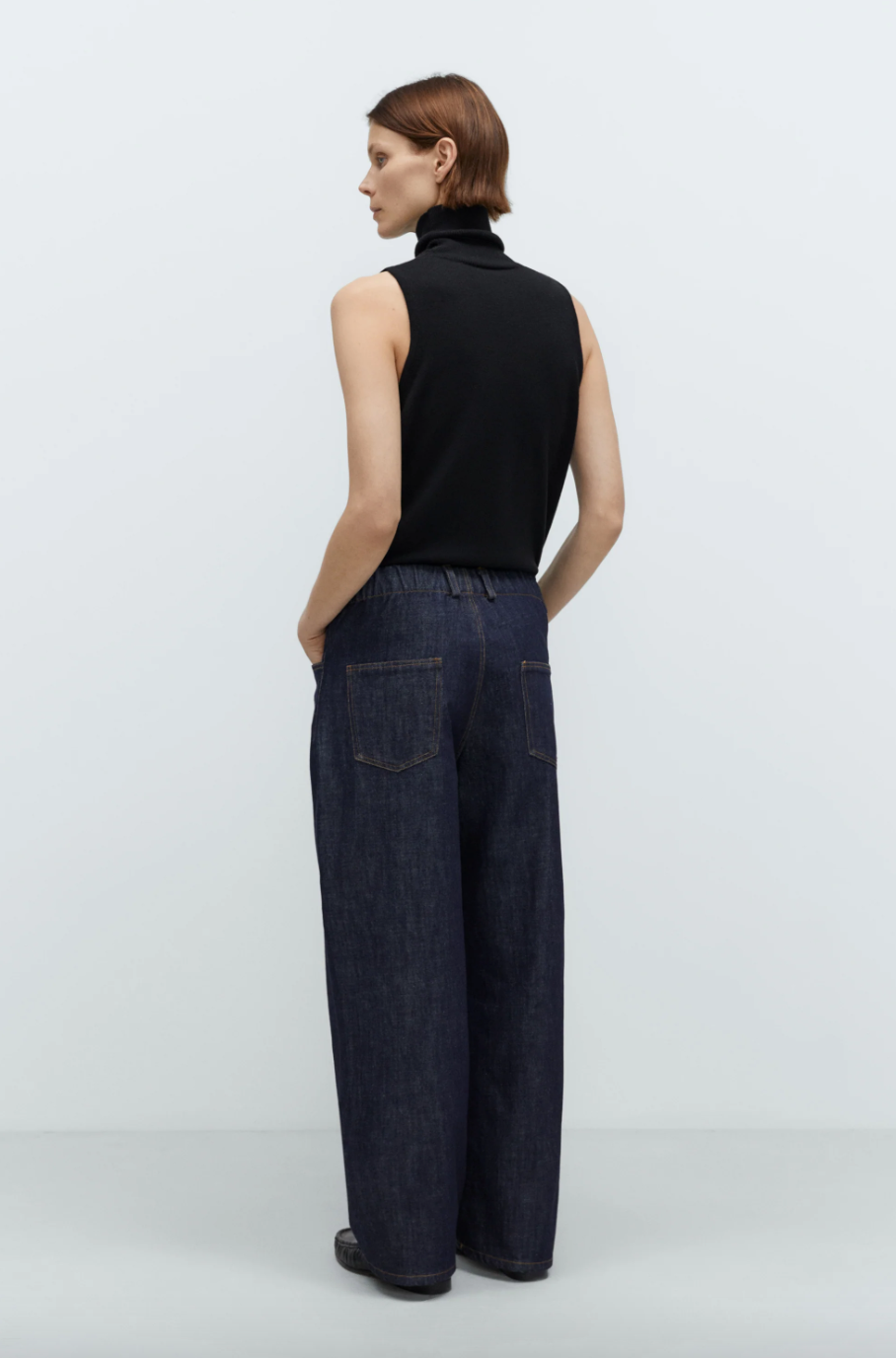 Cordera Denim Straight Pants - Indigo