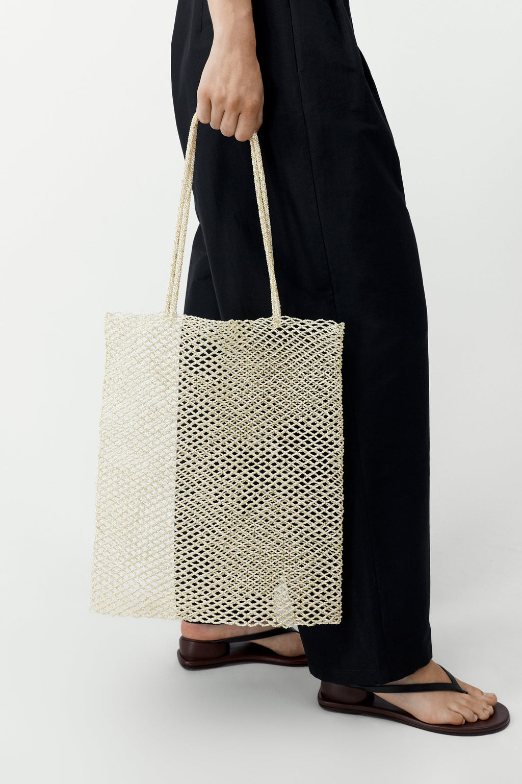 Cordera Handmade Beaded Tote Bag