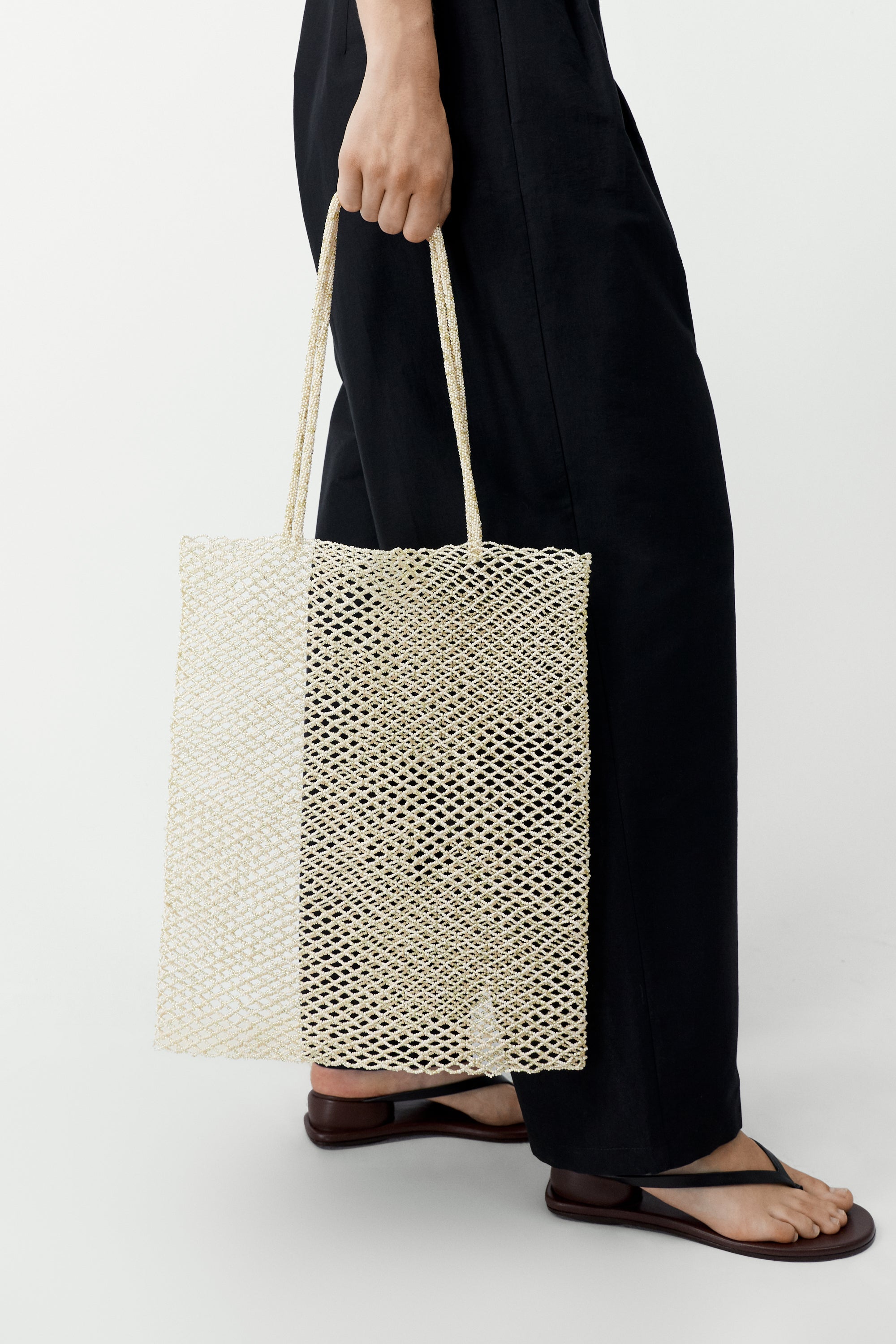 Cordera Handmade Beaded Tote Bag