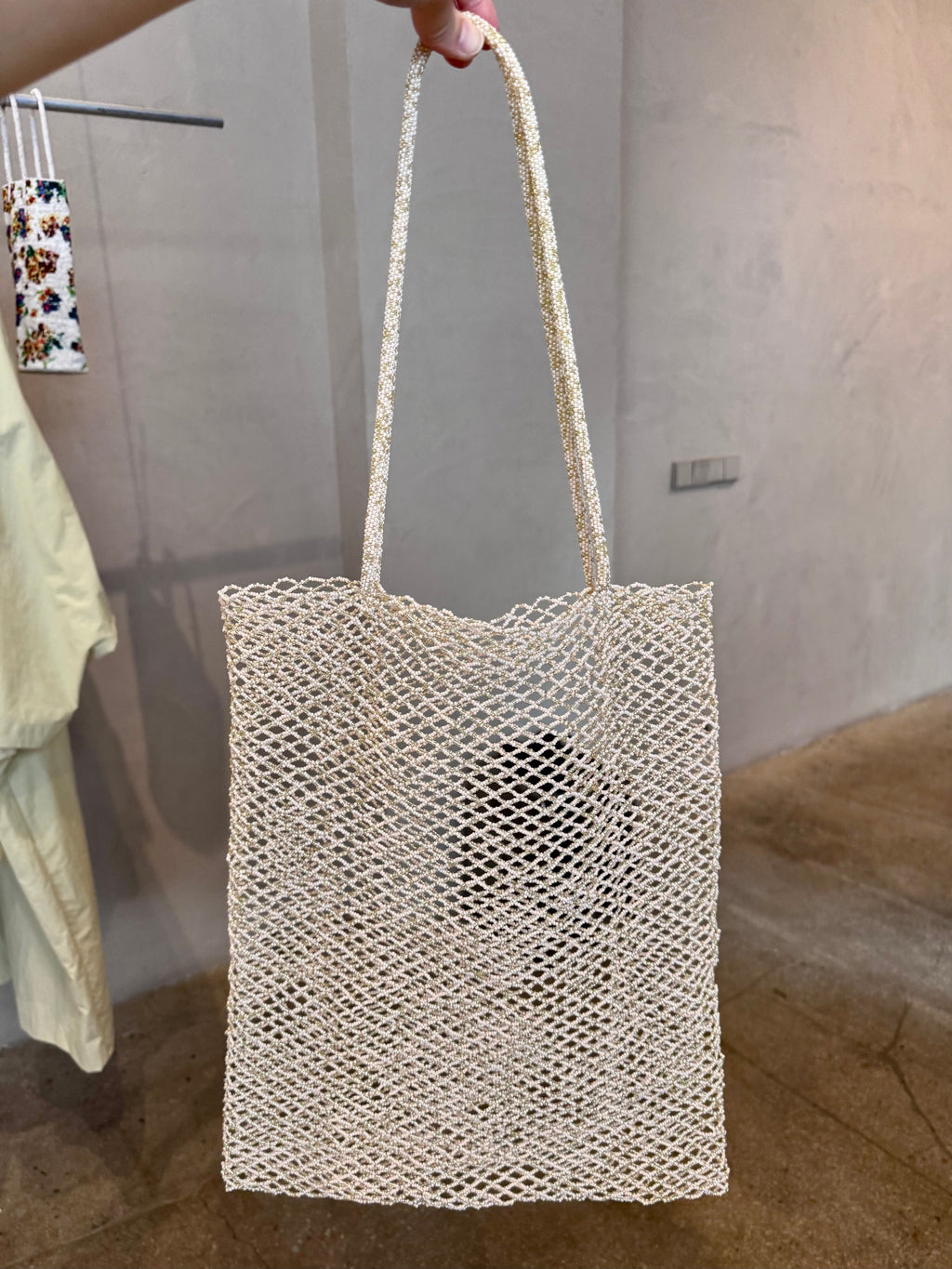 Cordera Handmade Beaded Tote Bag