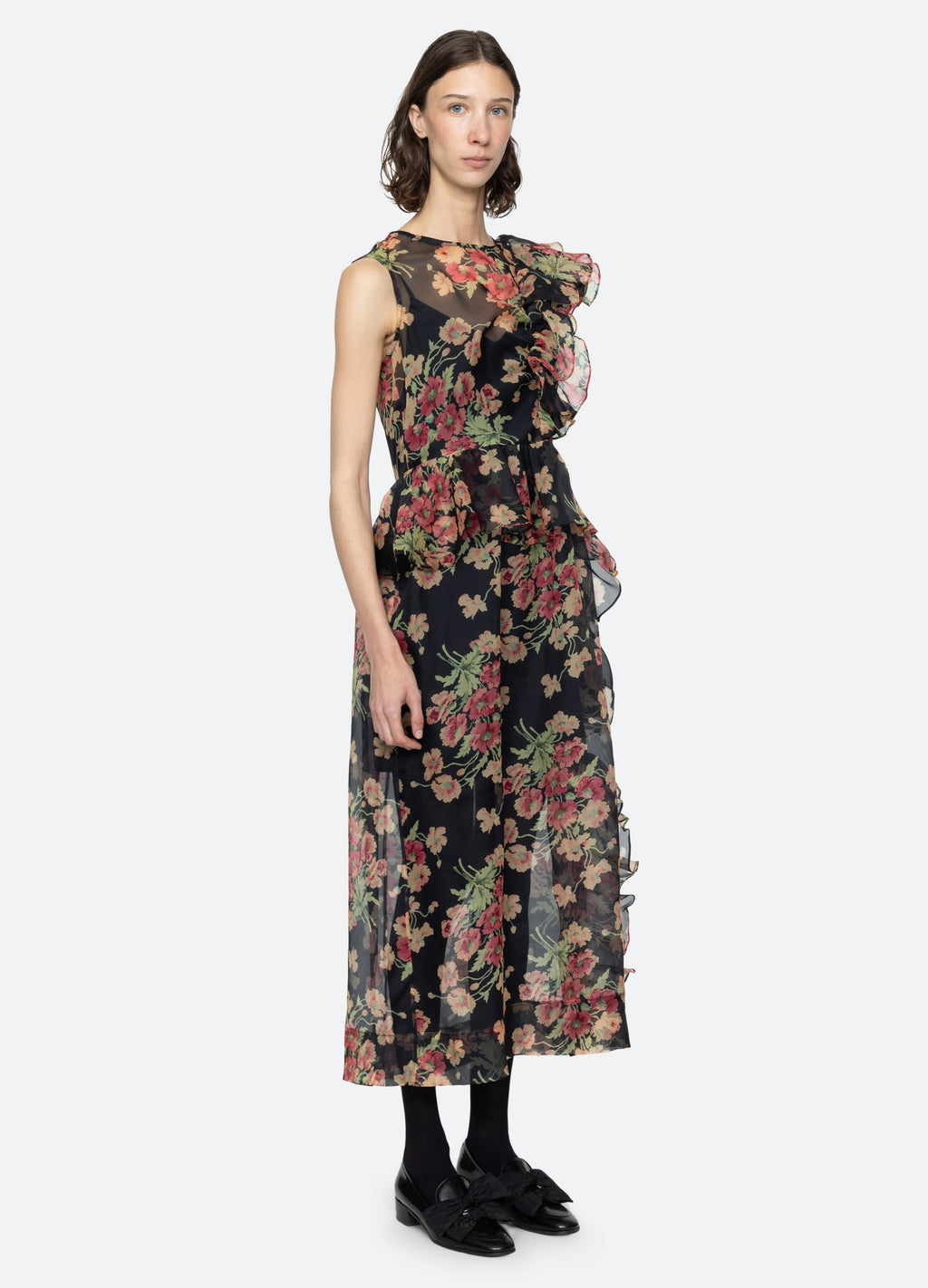 Sea NY Cornelia Midi Dress - Black