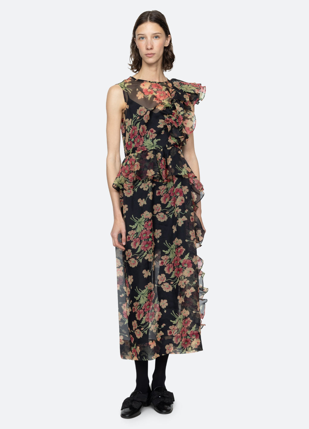 Sea NY Cornelia Midi Dress - Black