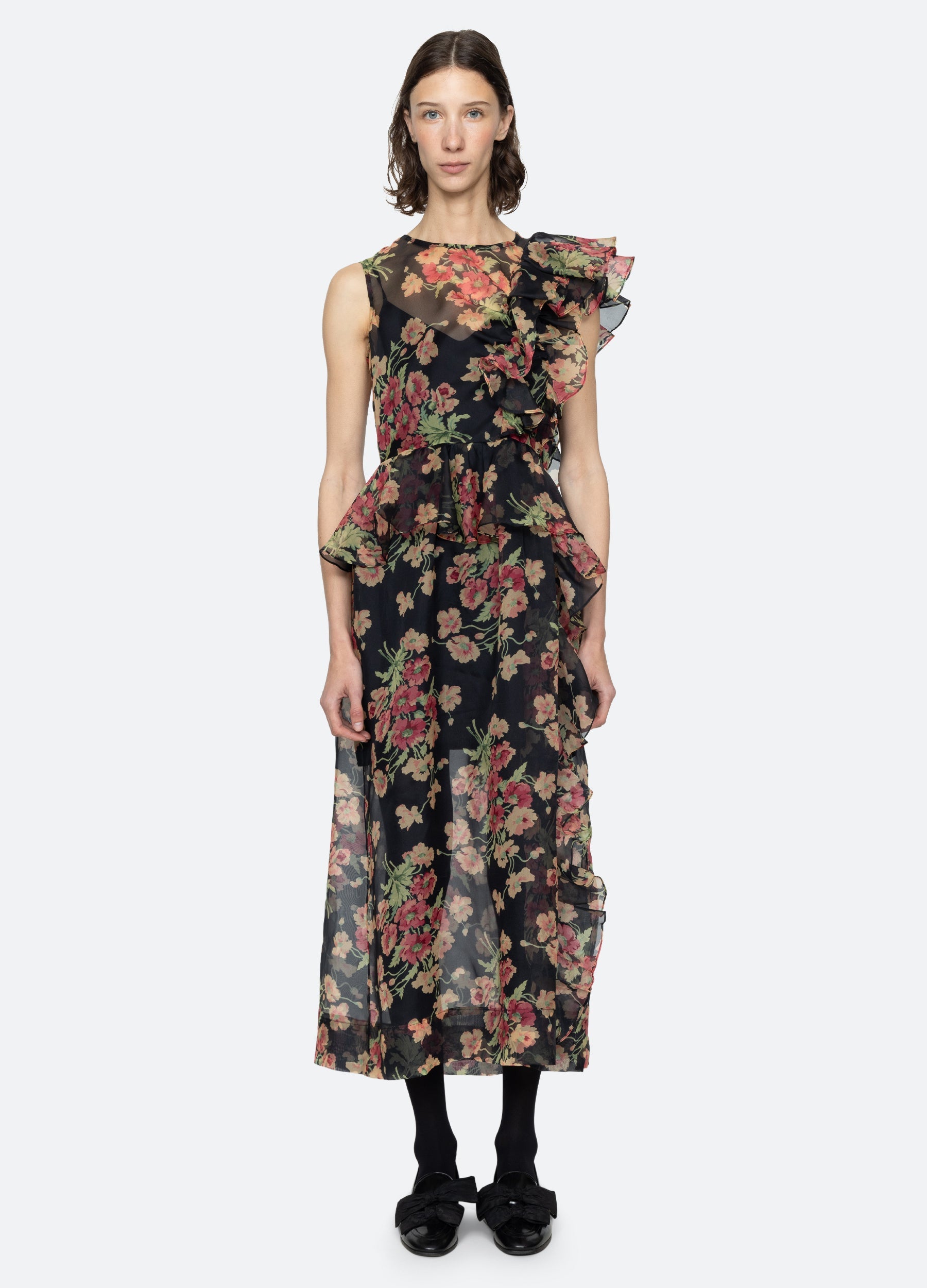 Sea NY Cornelia Midi Dress - Black