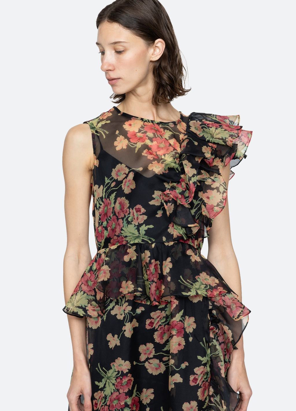 Sea NY Cornelia Midi Dress - Black