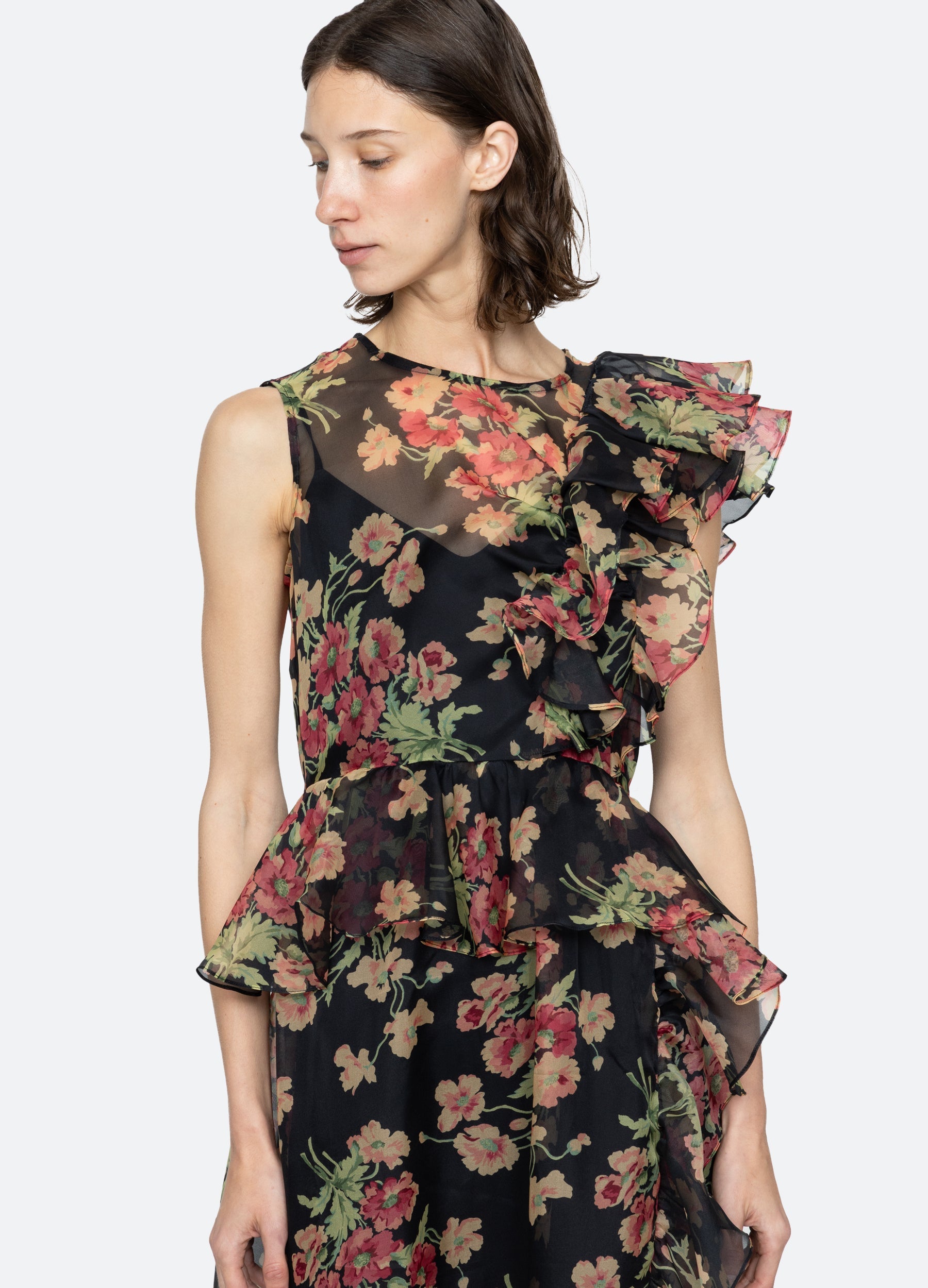Sea NY Cornelia Midi Dress - Black