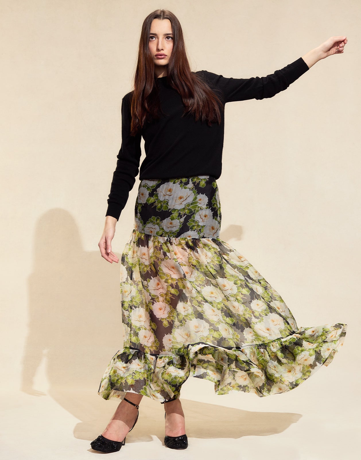 Cynthia Rowley Cornelia Silk Skirt