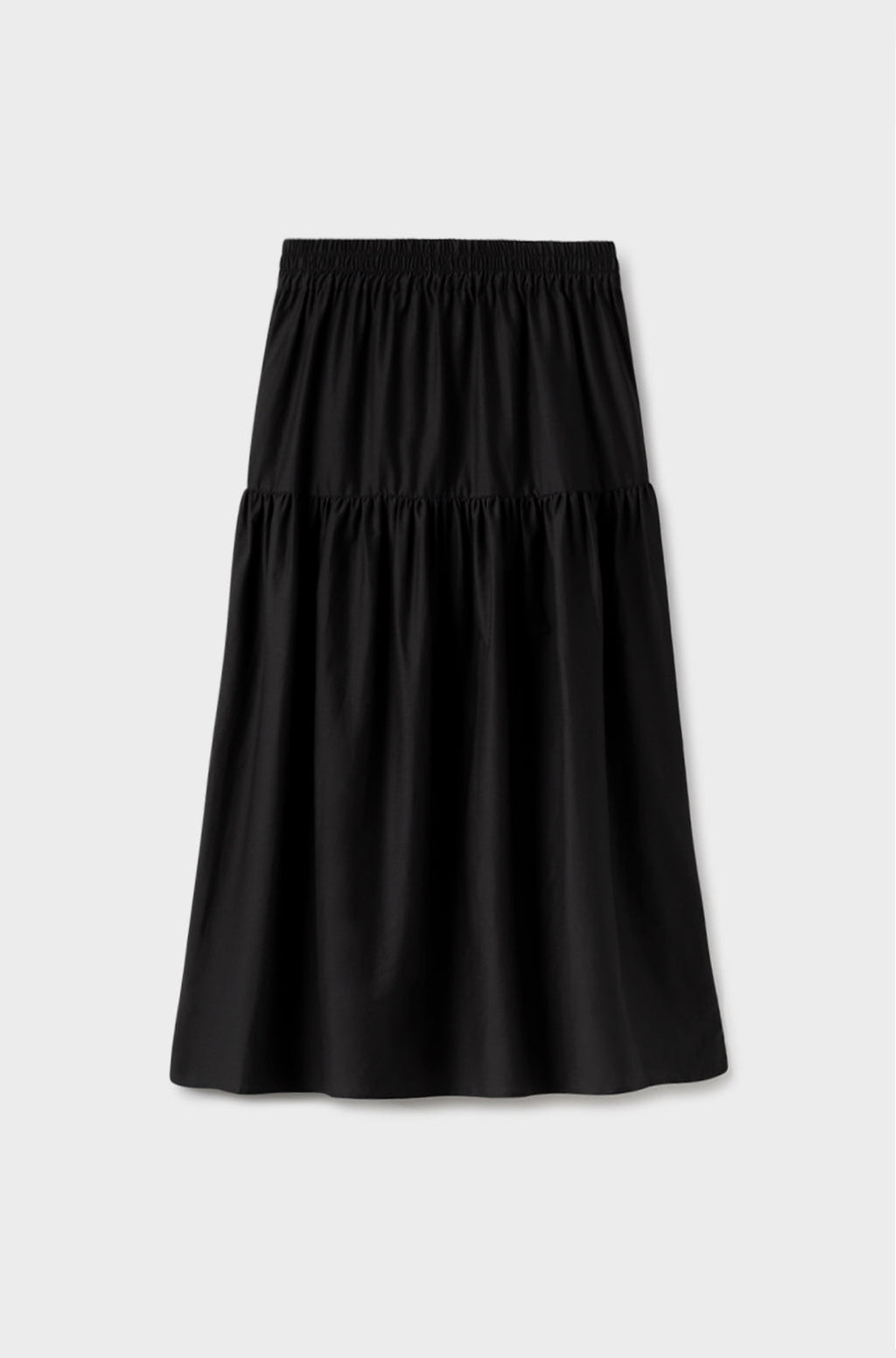 Silk Laundry Cotton Silk 80s Skirt - Black
