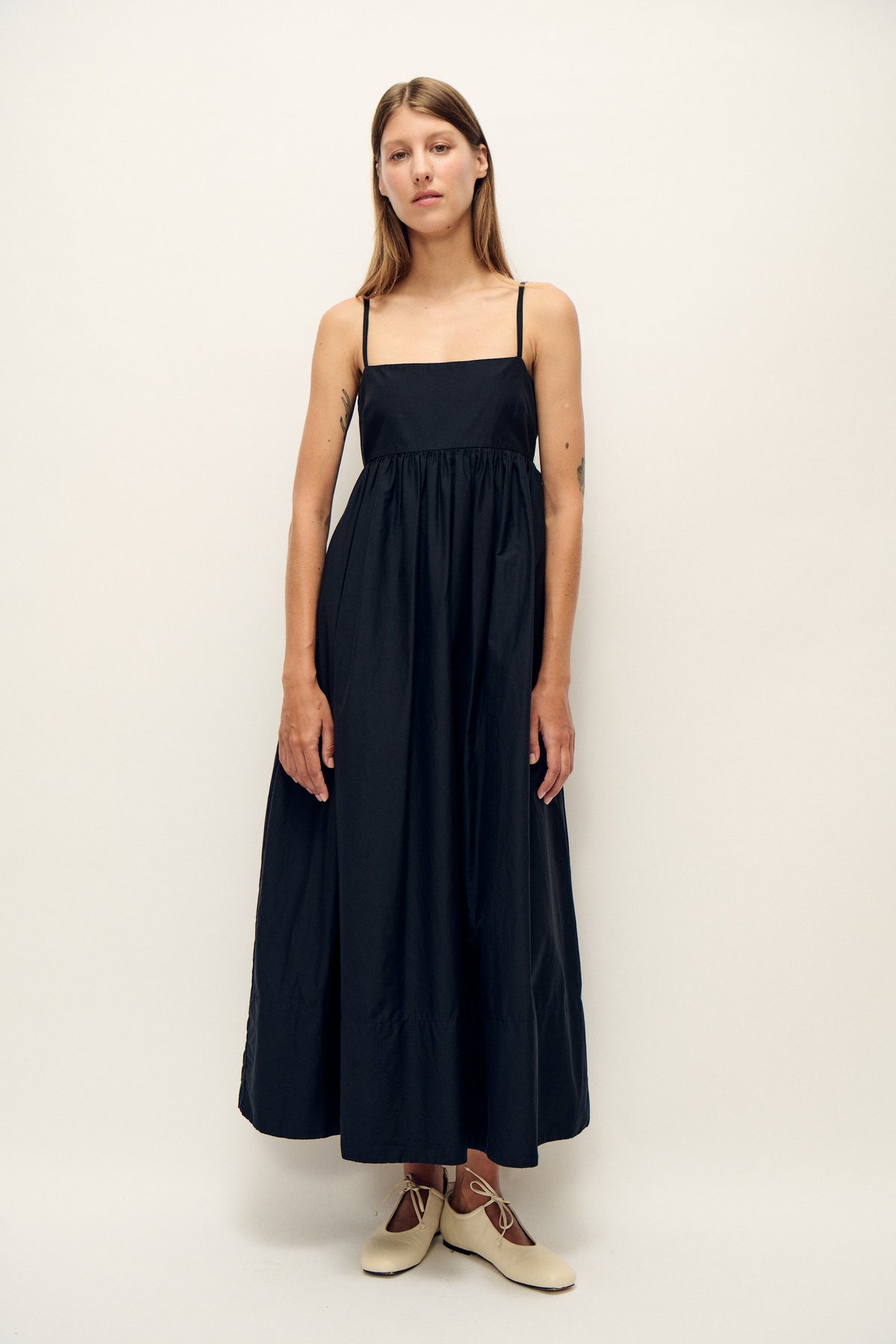 Silk Laundry Cotton Silk Tulip Dress
