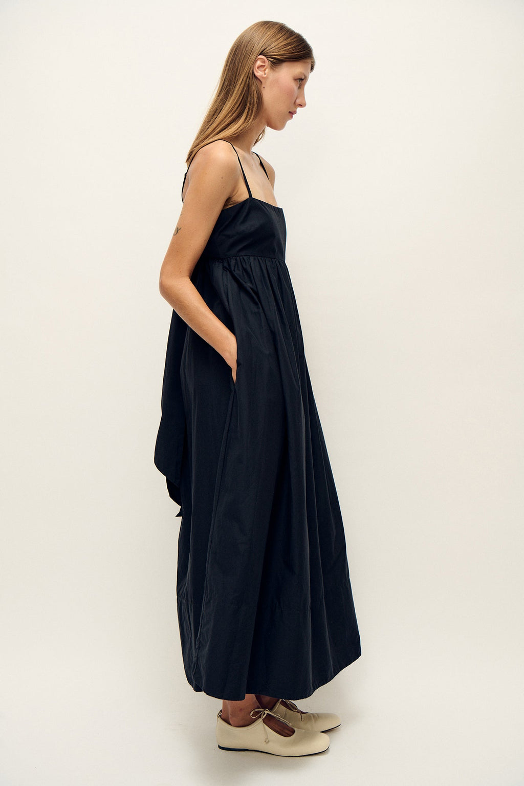 Silk Laundry Cotton Silk Tulip Dress