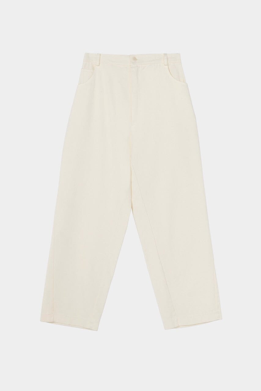 Cordera Cotton Straight Pants - Natural