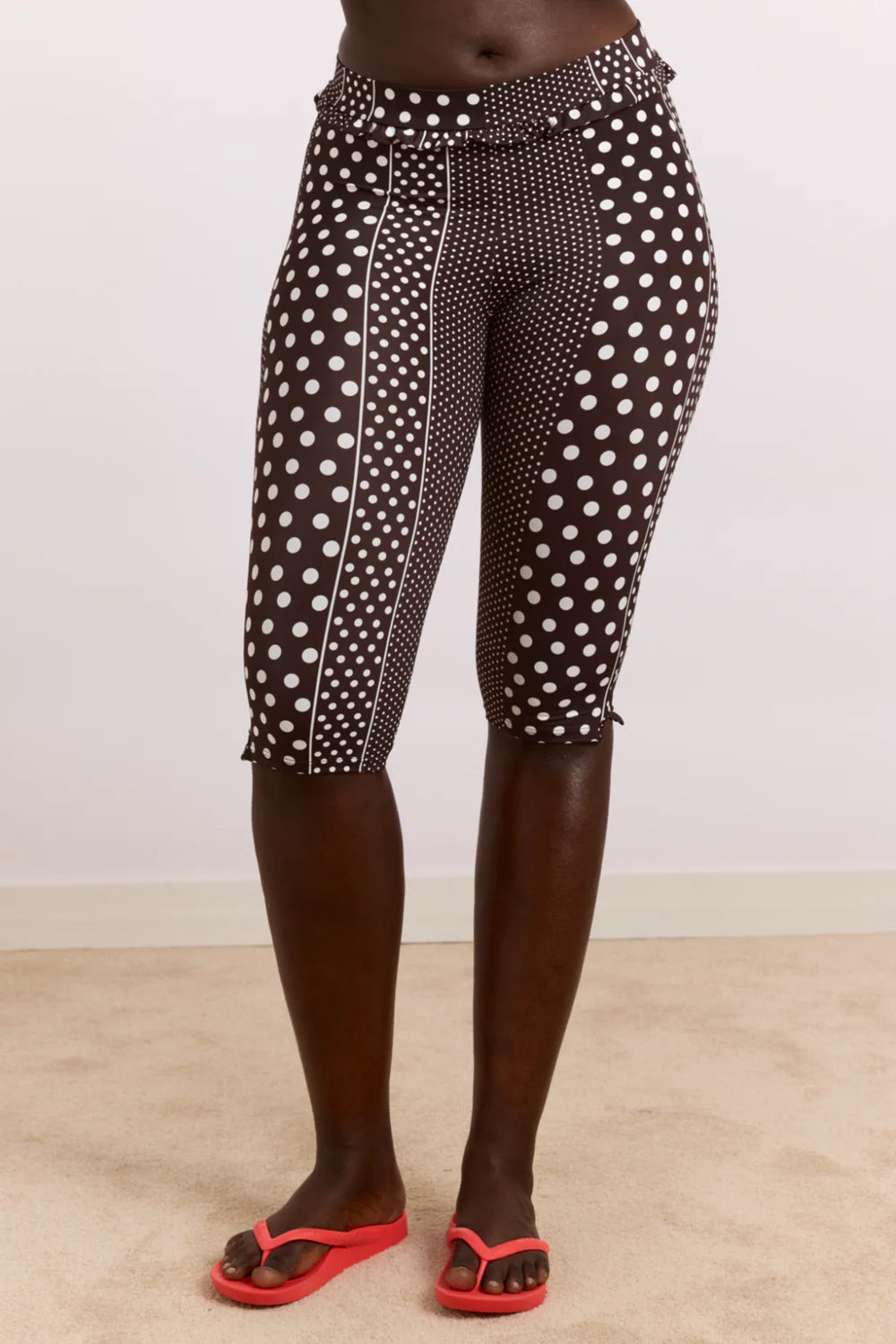 The Most Beautiful Thing In The World Is Cove Capri Short - Spot Stripe