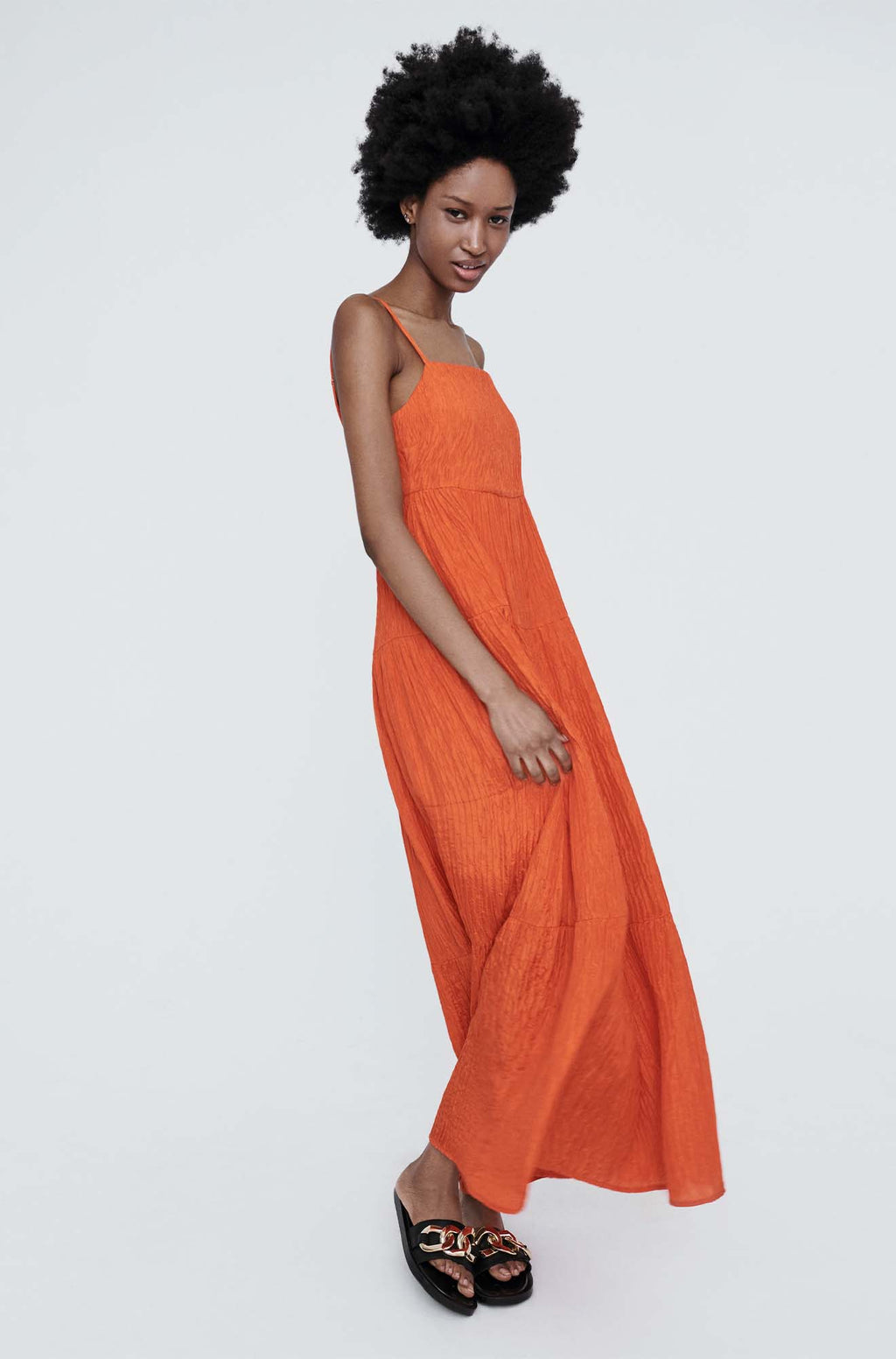 Silk Laundry Crinkle Bounce Dress - Banksia