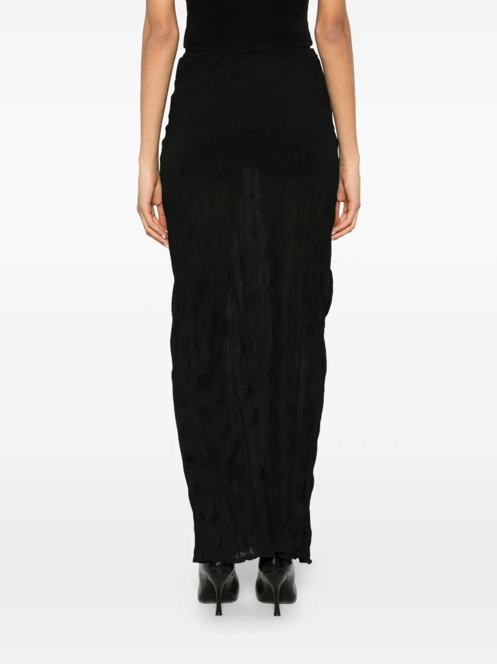 Totême Crinkled Knit Skirt