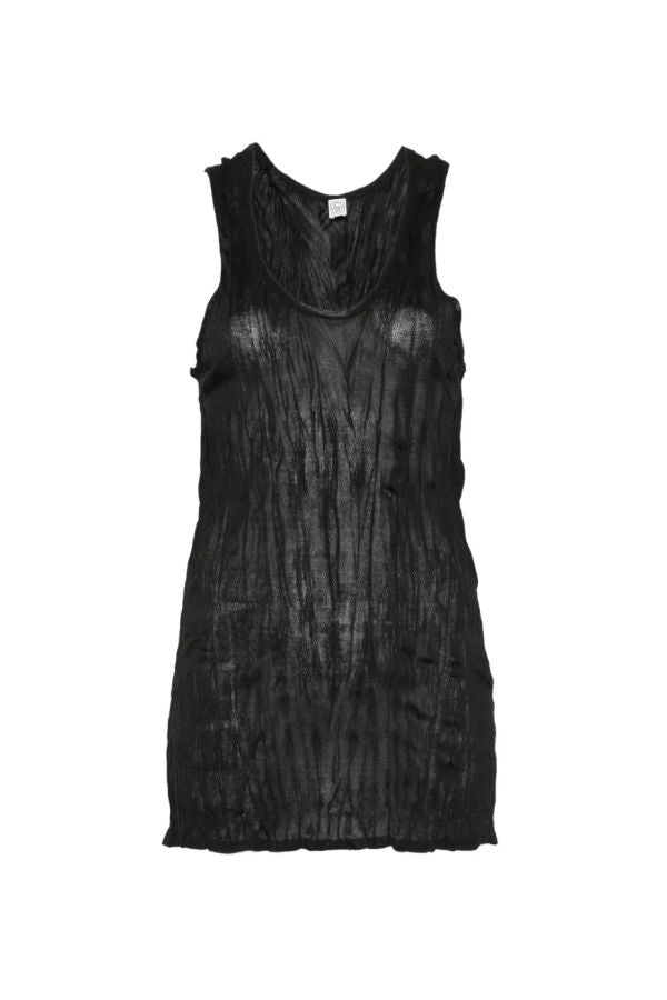 Totême Crinkled Knit Tank