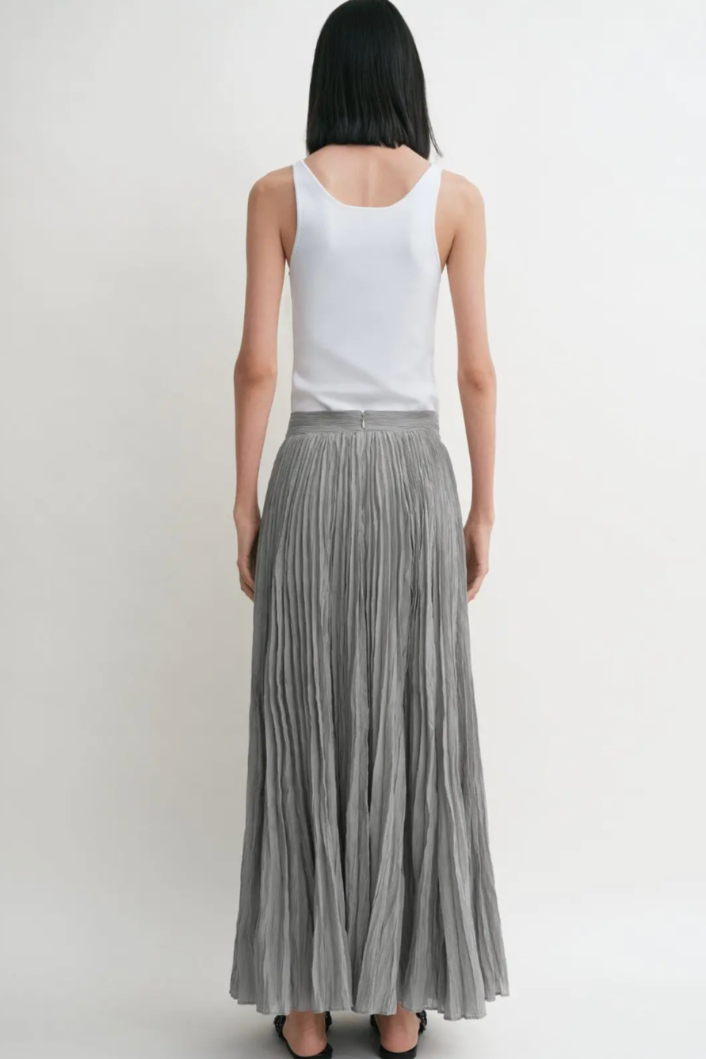 Totême Crinkled Plisse Skirt