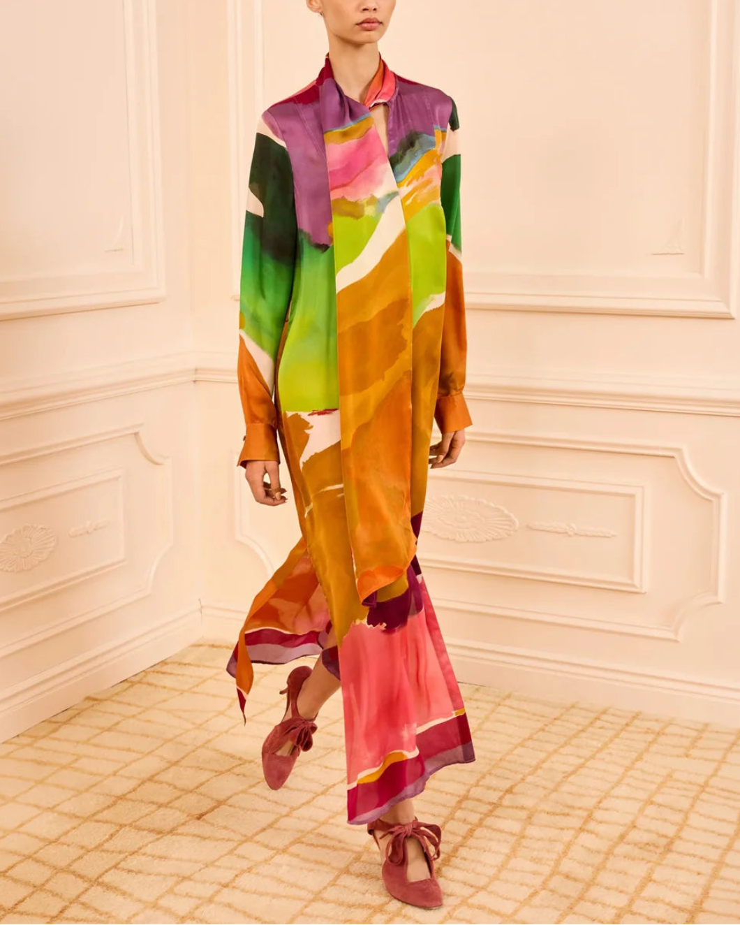 Ulla Johnson Critique Silk Dress - Multi