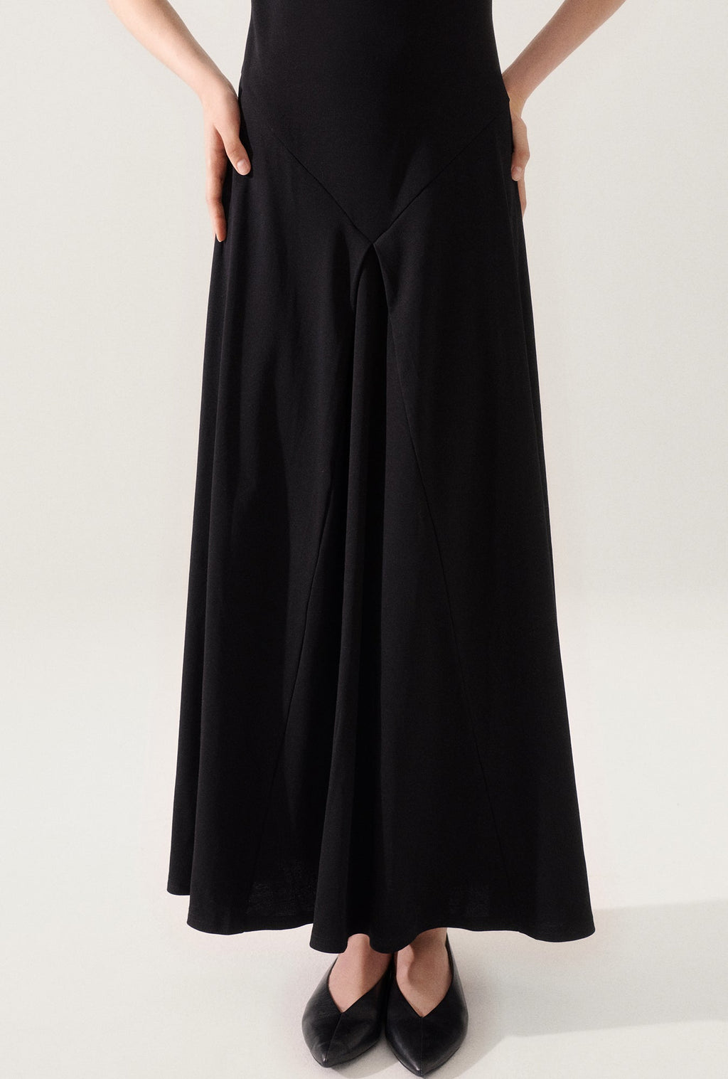 Silk Laundry Crochet Trim Dress