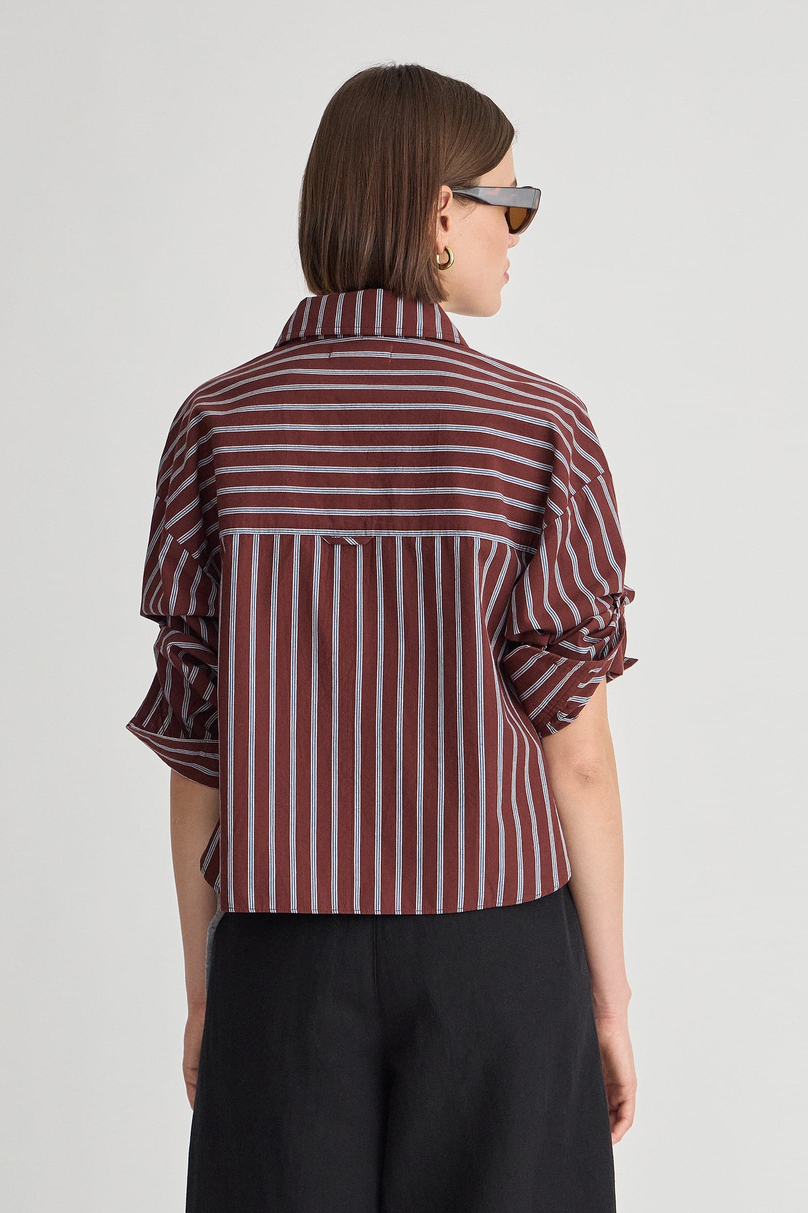 Apiece Apart Cropped Isolde Button Down Shirt