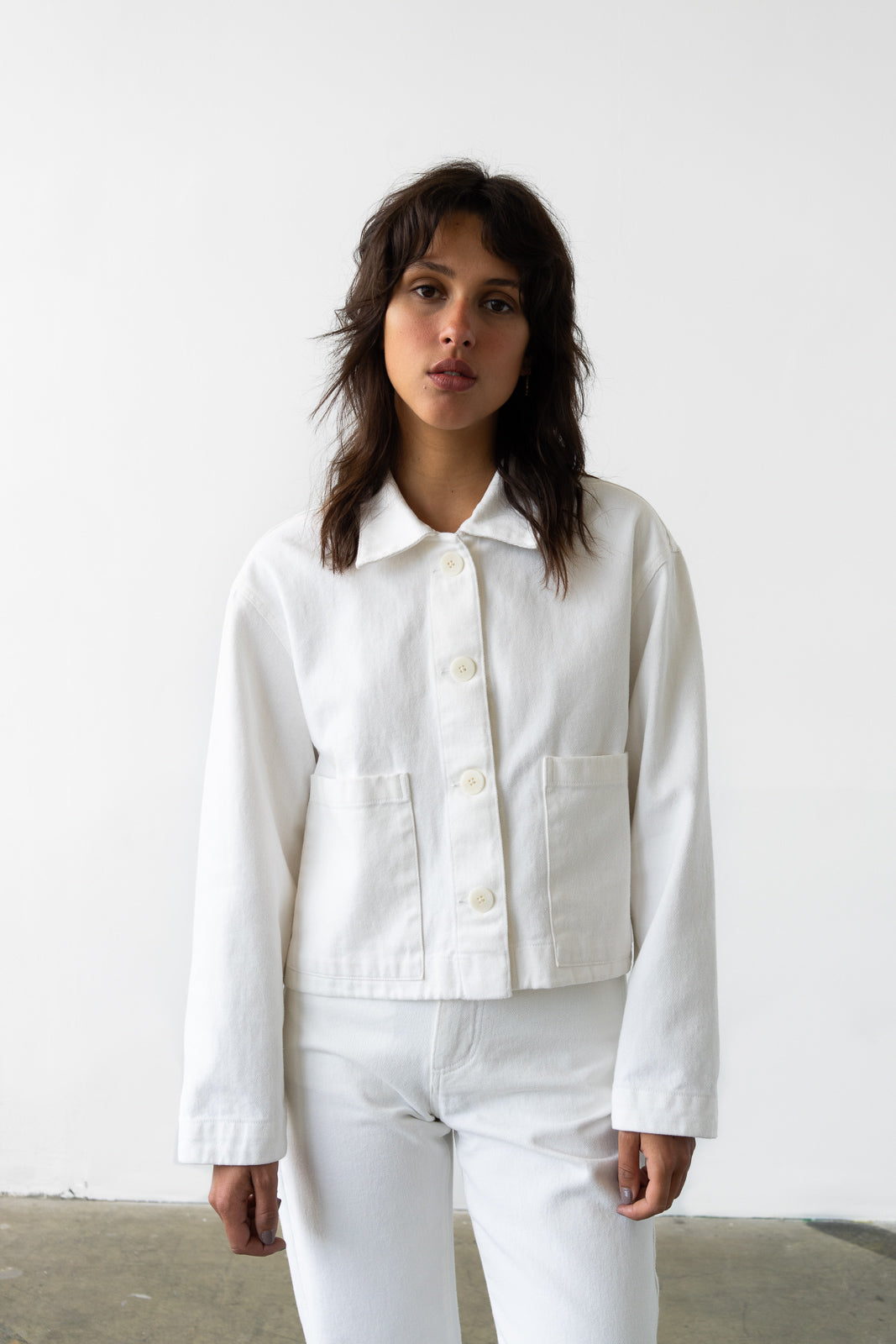 Waltz Cropped Jacket - Lait