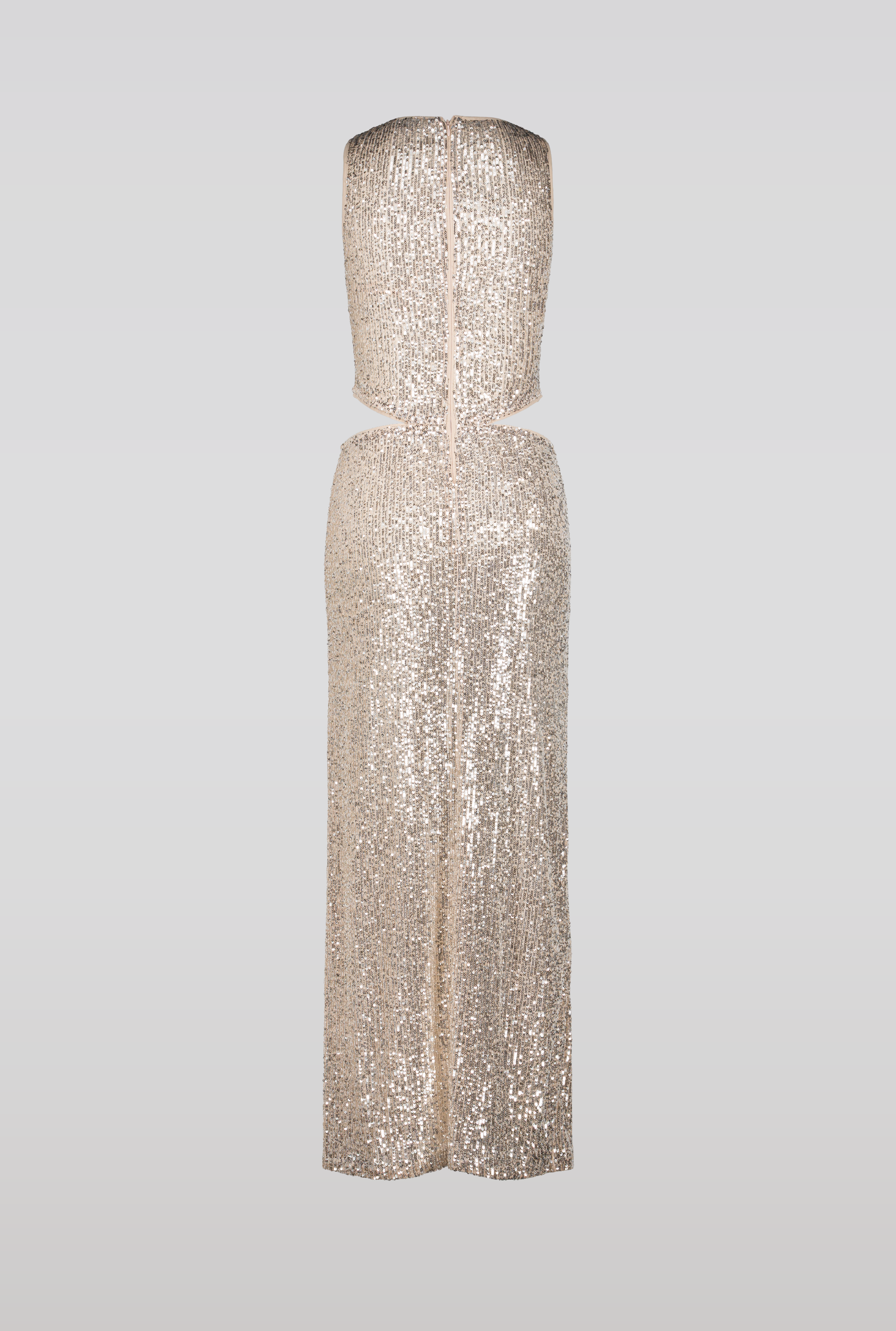 SAEMDI Cut Out Sequin Dress