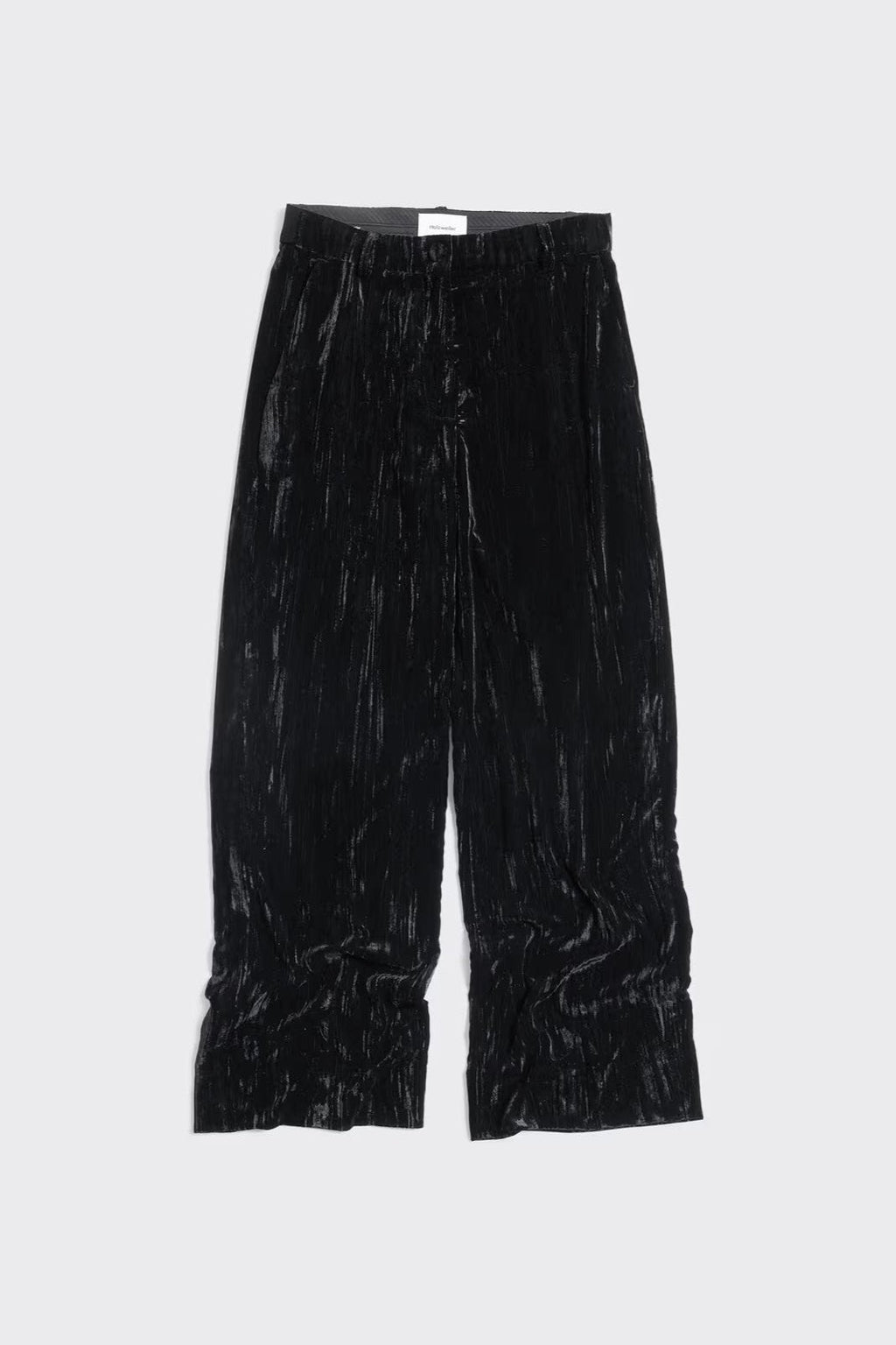 Holzweiler Cygnet Velvet Trouser - Black