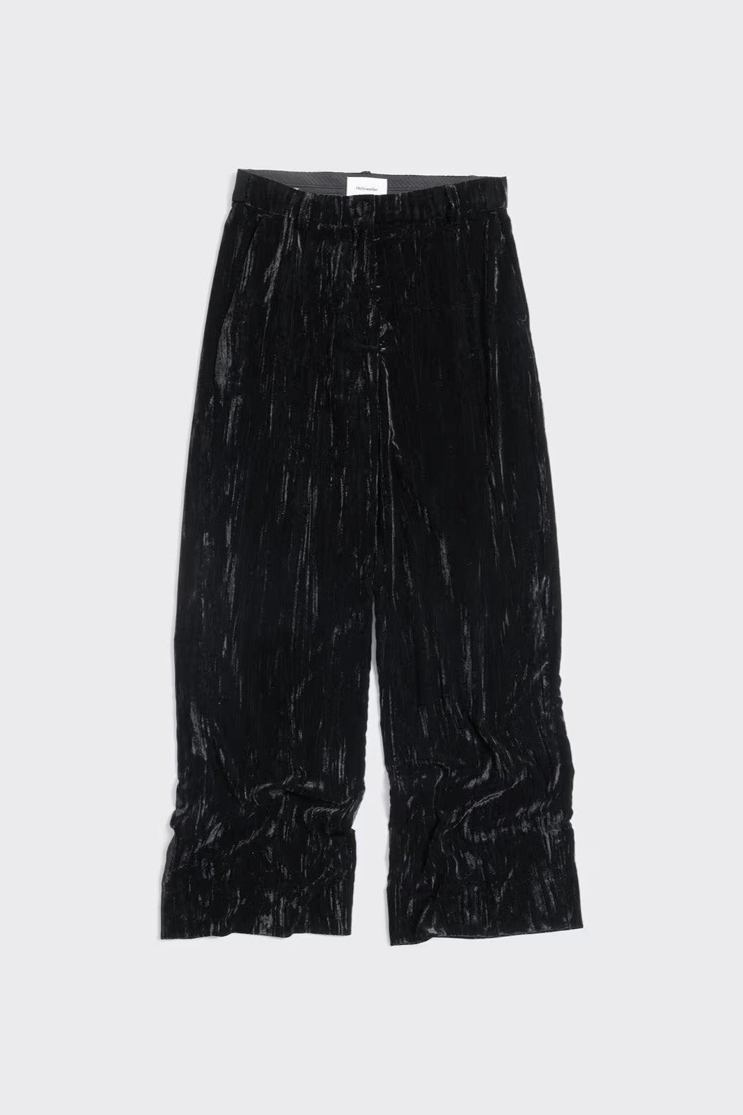 Holzweiler Cygnet Velvet Trouser - Black