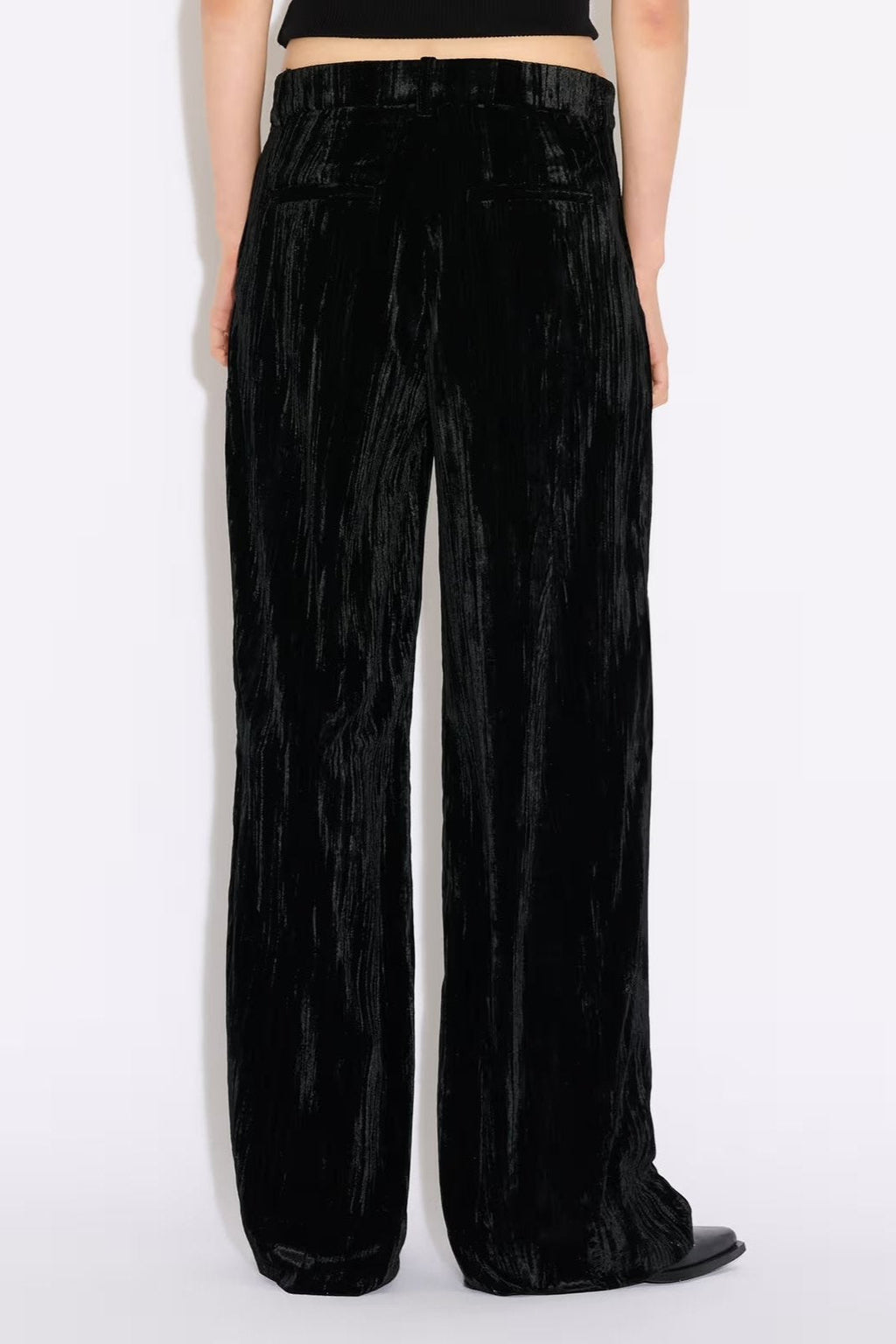 Holzweiler Cygnet Velvet Trouser - Black