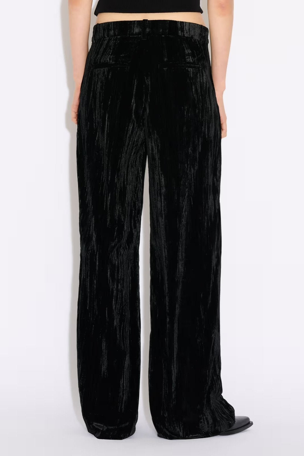 Holzweiler Cygnet Velvet Trouser - Black