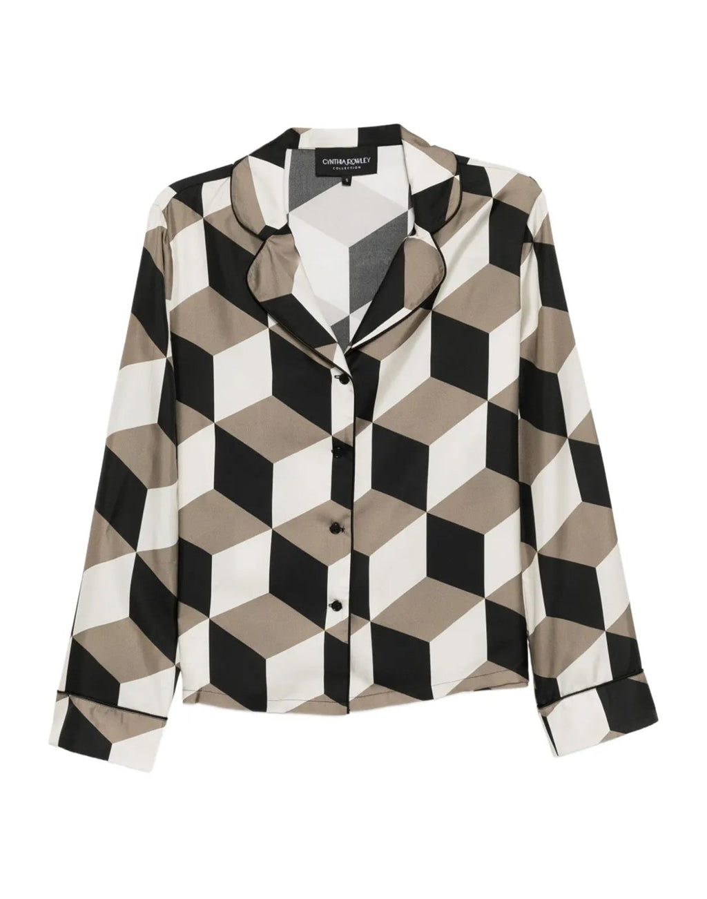 Cynthia Rowley Art Deco PJ Top