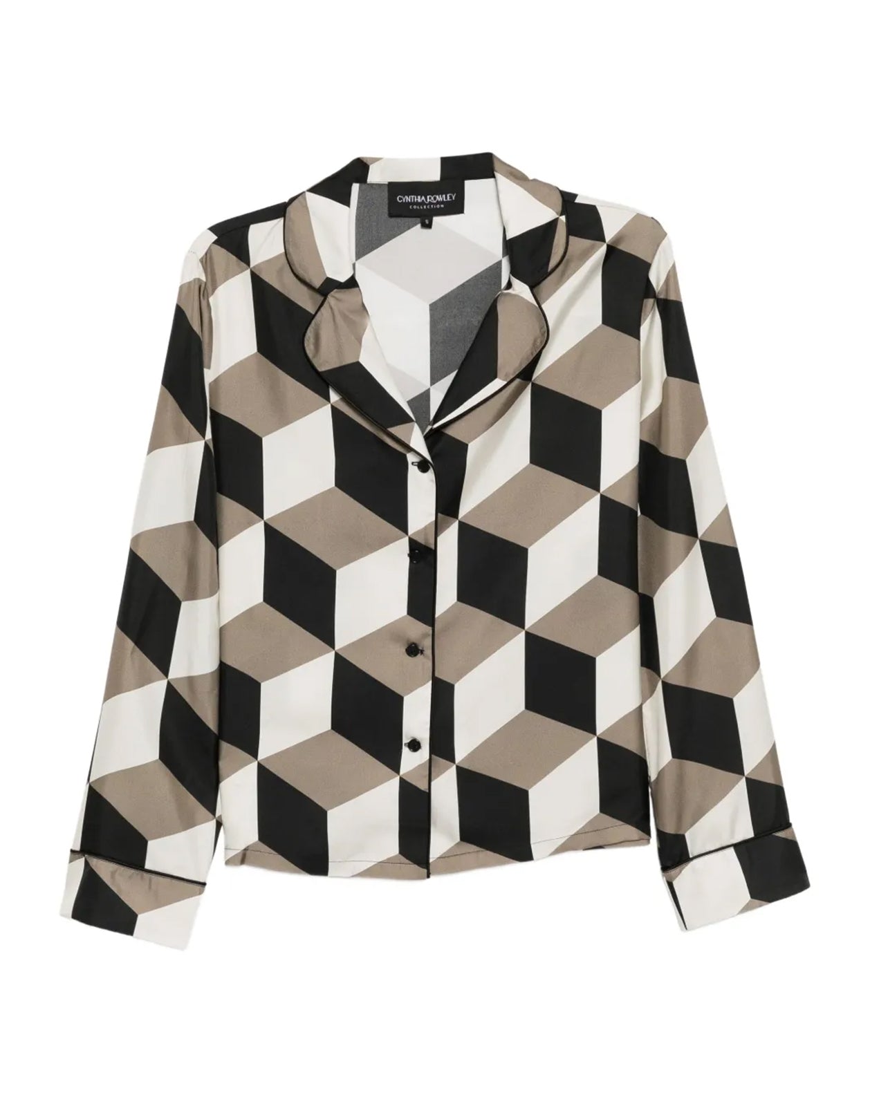 Cynthia Rowley Art Deco PJ Top