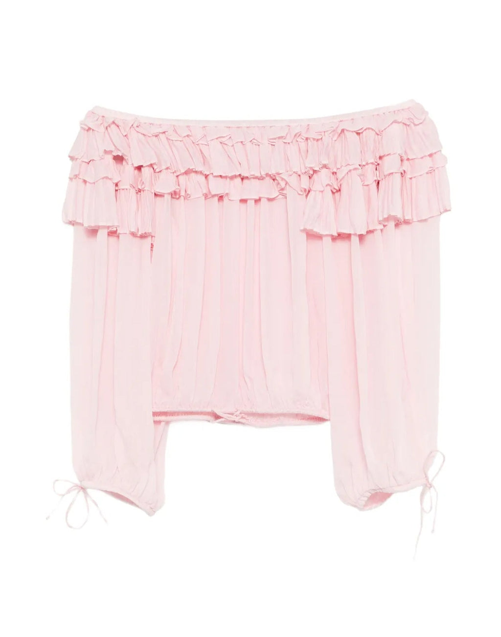 Cynthia Rowley Bella Ruffle Blouse - Pink