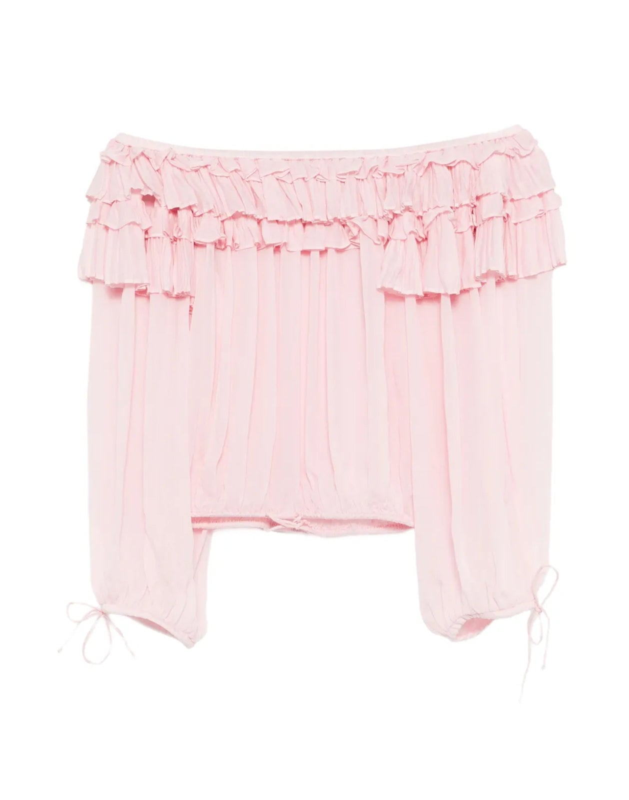 Cynthia Rowley Bella Ruffle Blouse - Pink