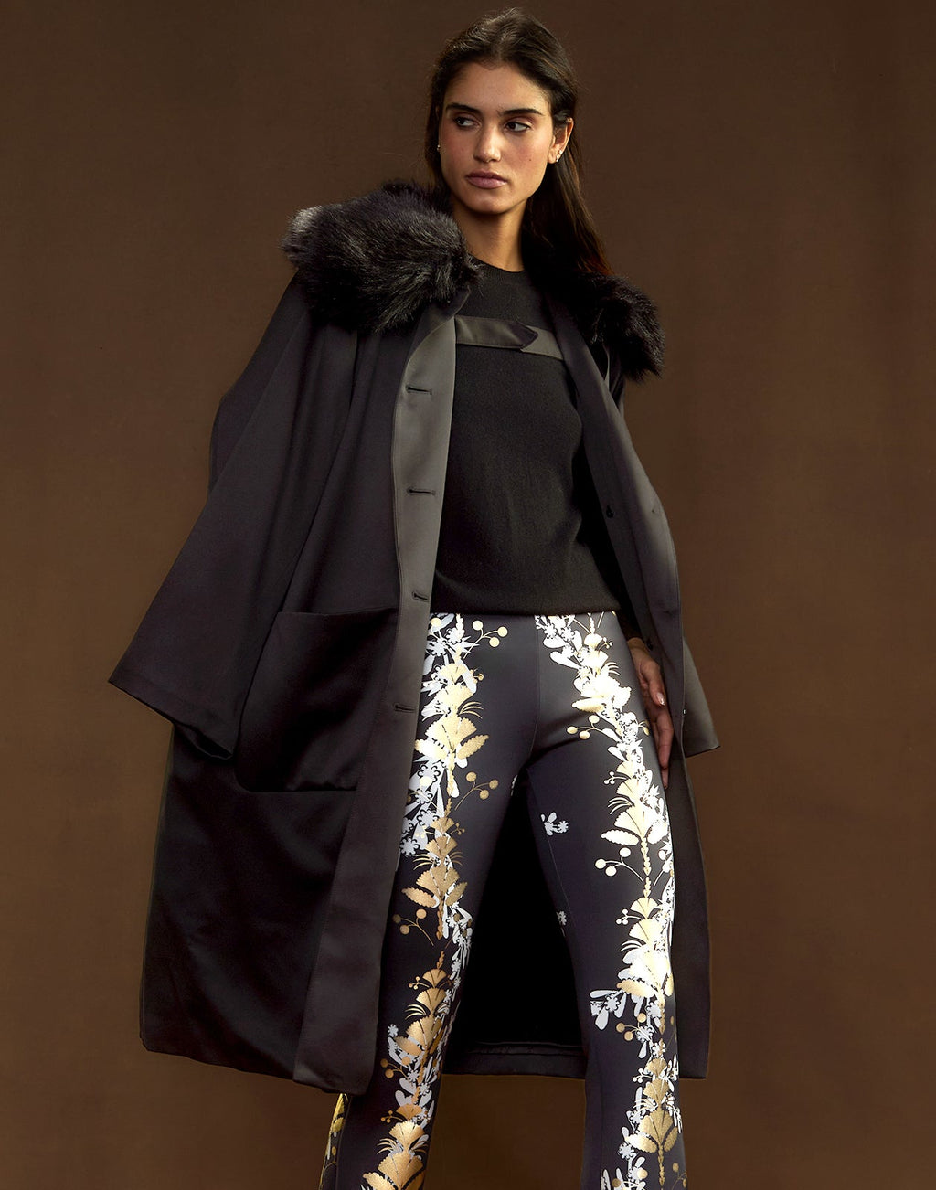 Cynthia Rowley Polished Coat - Black