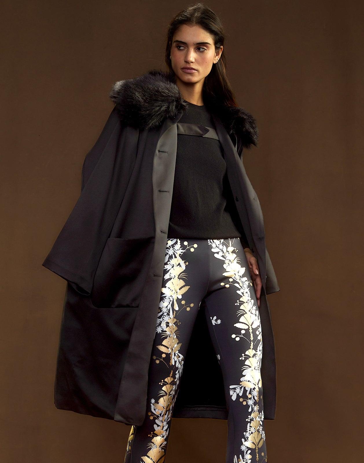 Cynthia Rowley Polished Coat - Black