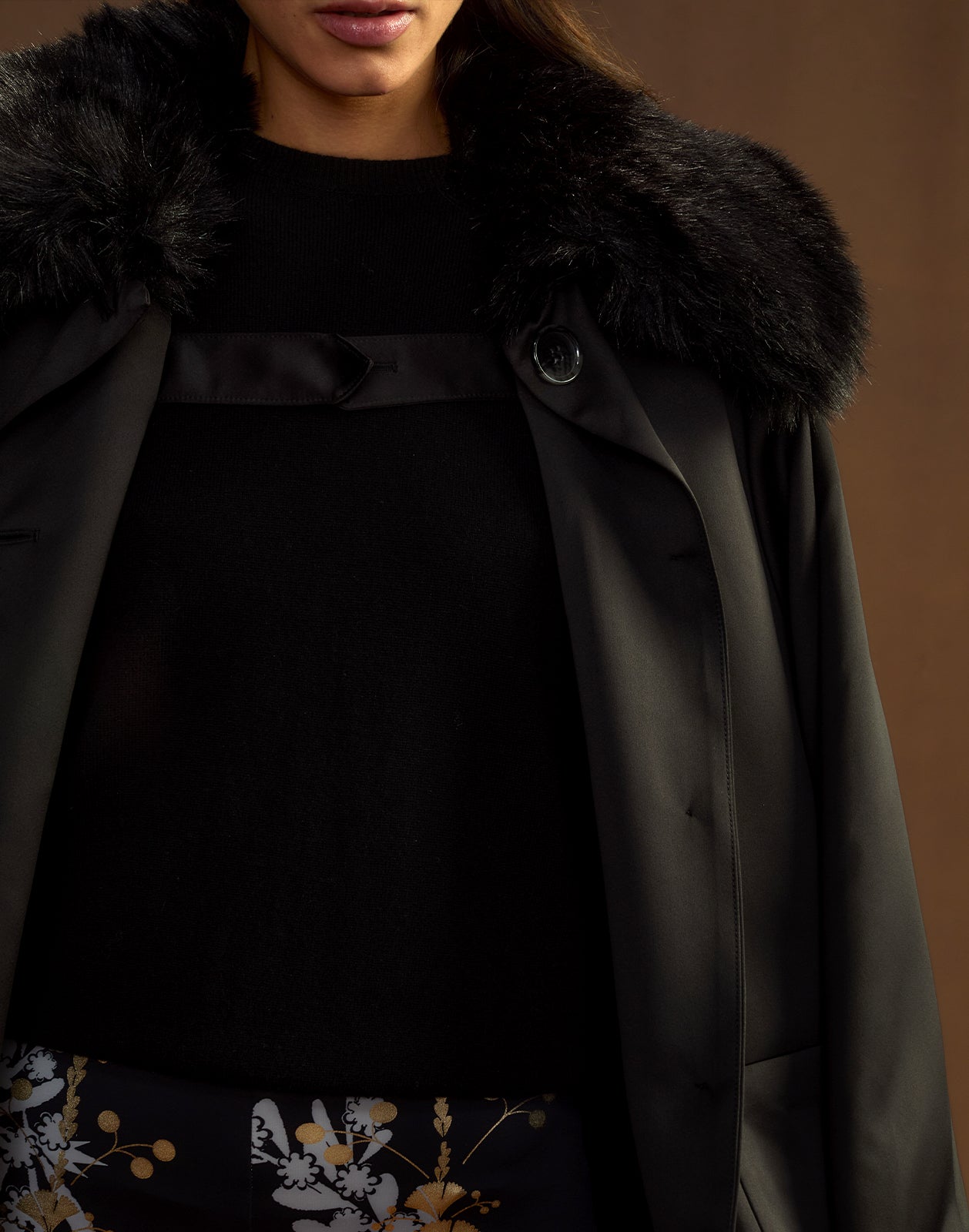 Cynthia Rowley Polished Coat - Black