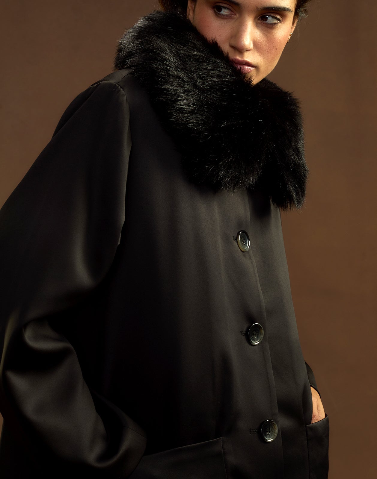 Cynthia Rowley Polished Coat - Black