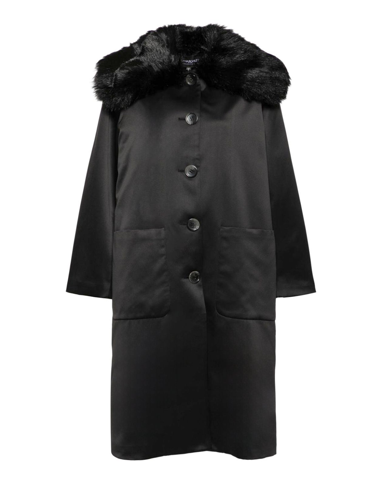 Cynthia Rowley Polished Coat - Black