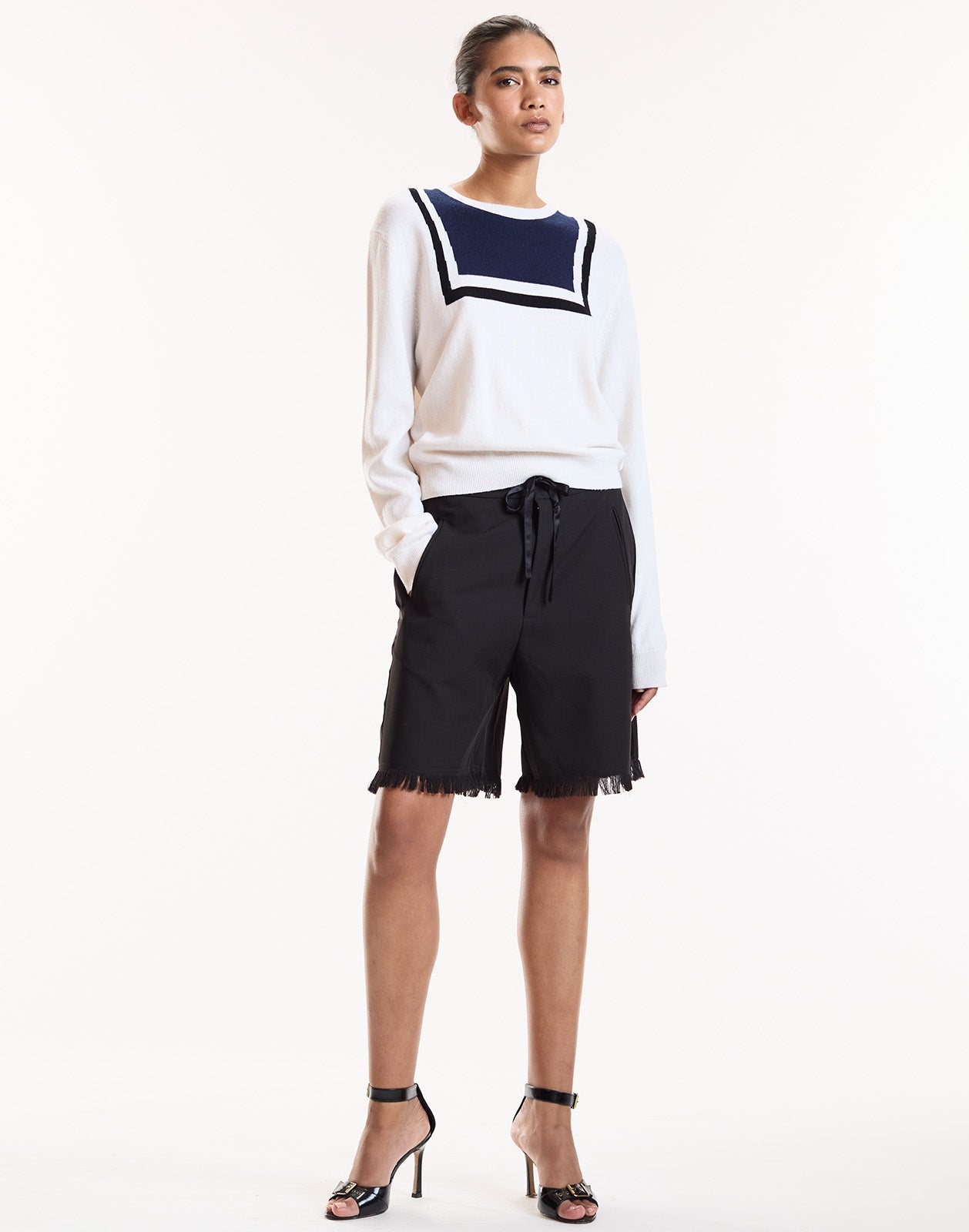 Cynthia Rowley Tux Short - Black