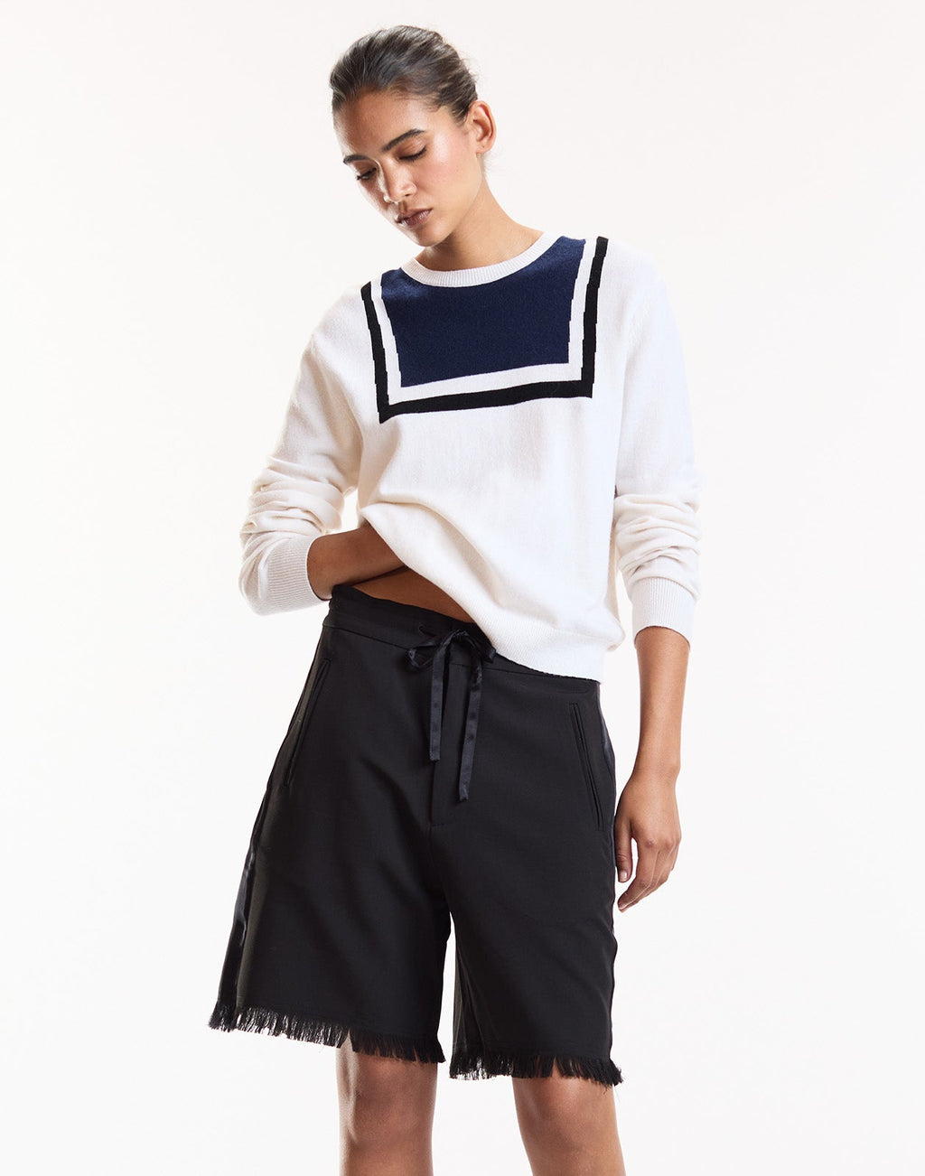 Cynthia Rowley Tux Short - Black