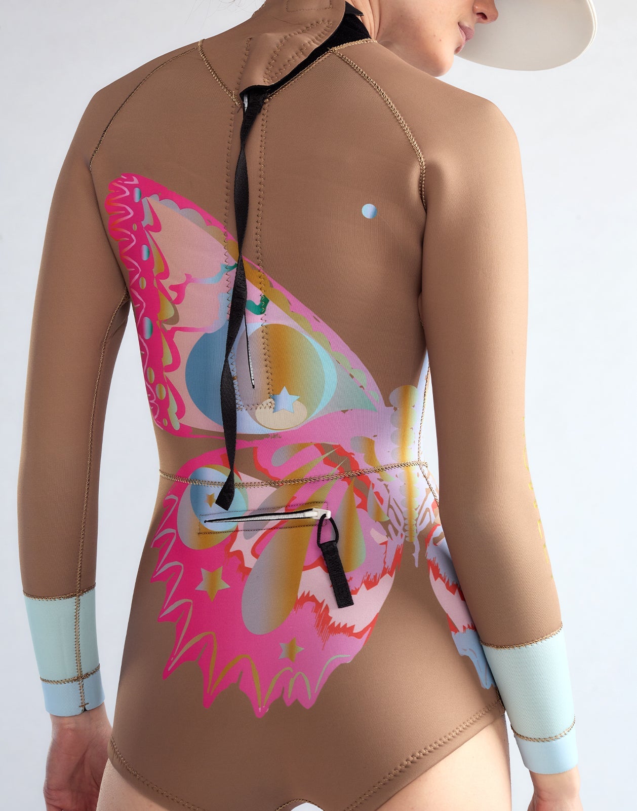 Cynthia Rowley Wetsuit - Camel/Butterfly