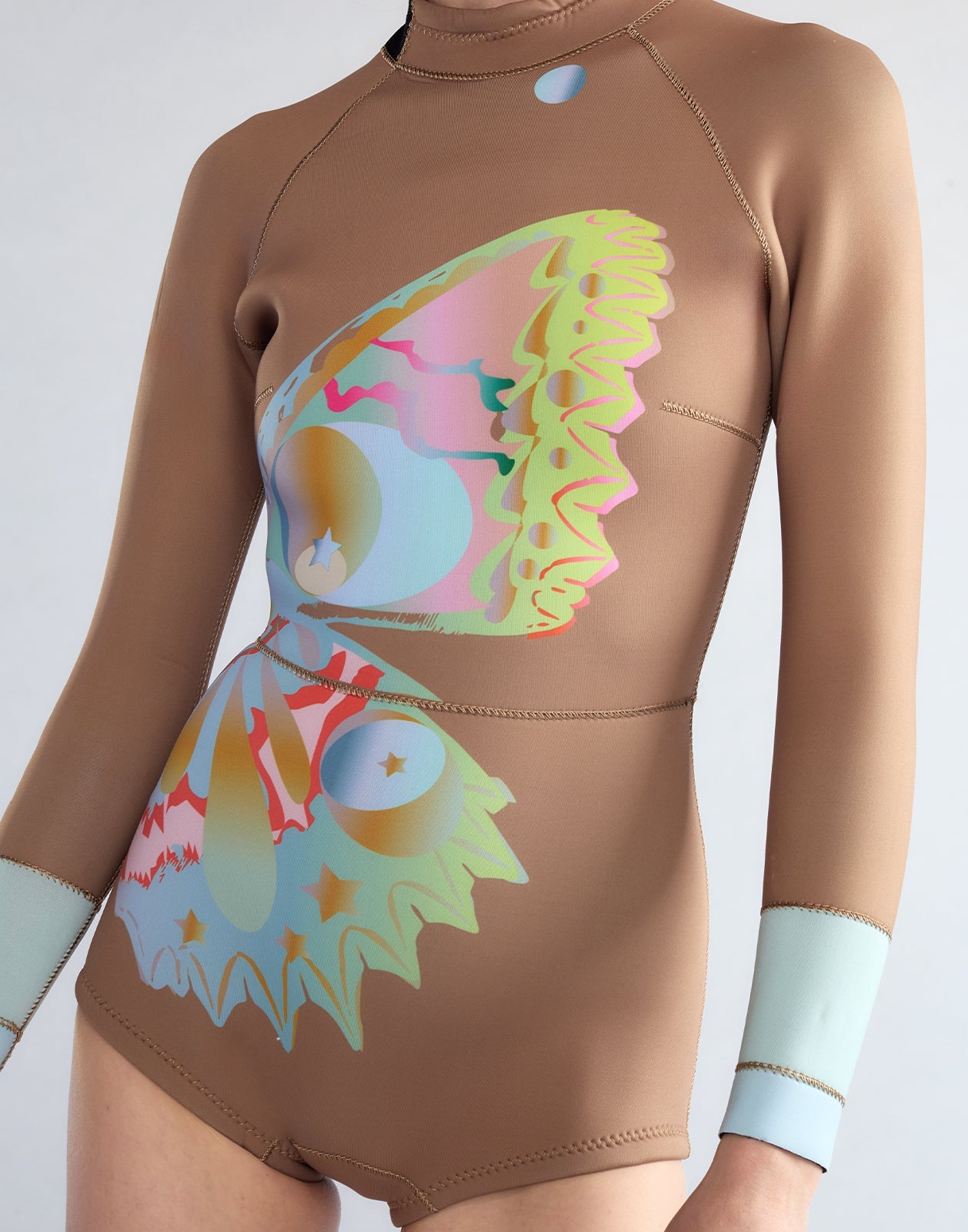 Cynthia Rowley Wetsuit - Camel/Butterfly