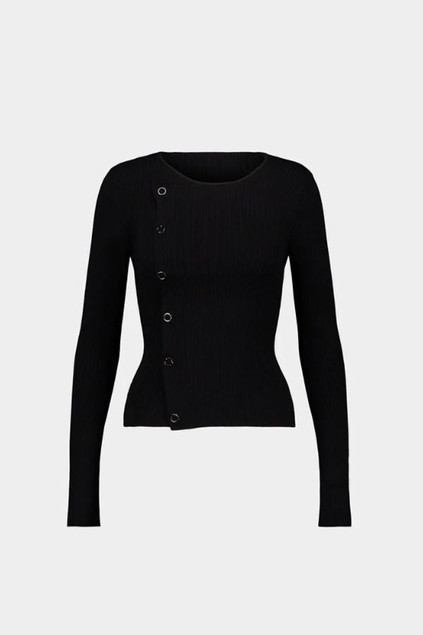 SAEMDI Deconstructed Rib Top