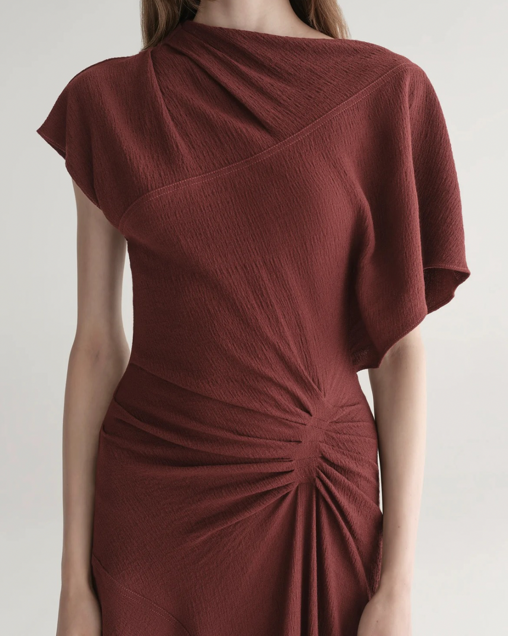 A.L.C. Dena Dress - Black Cherry