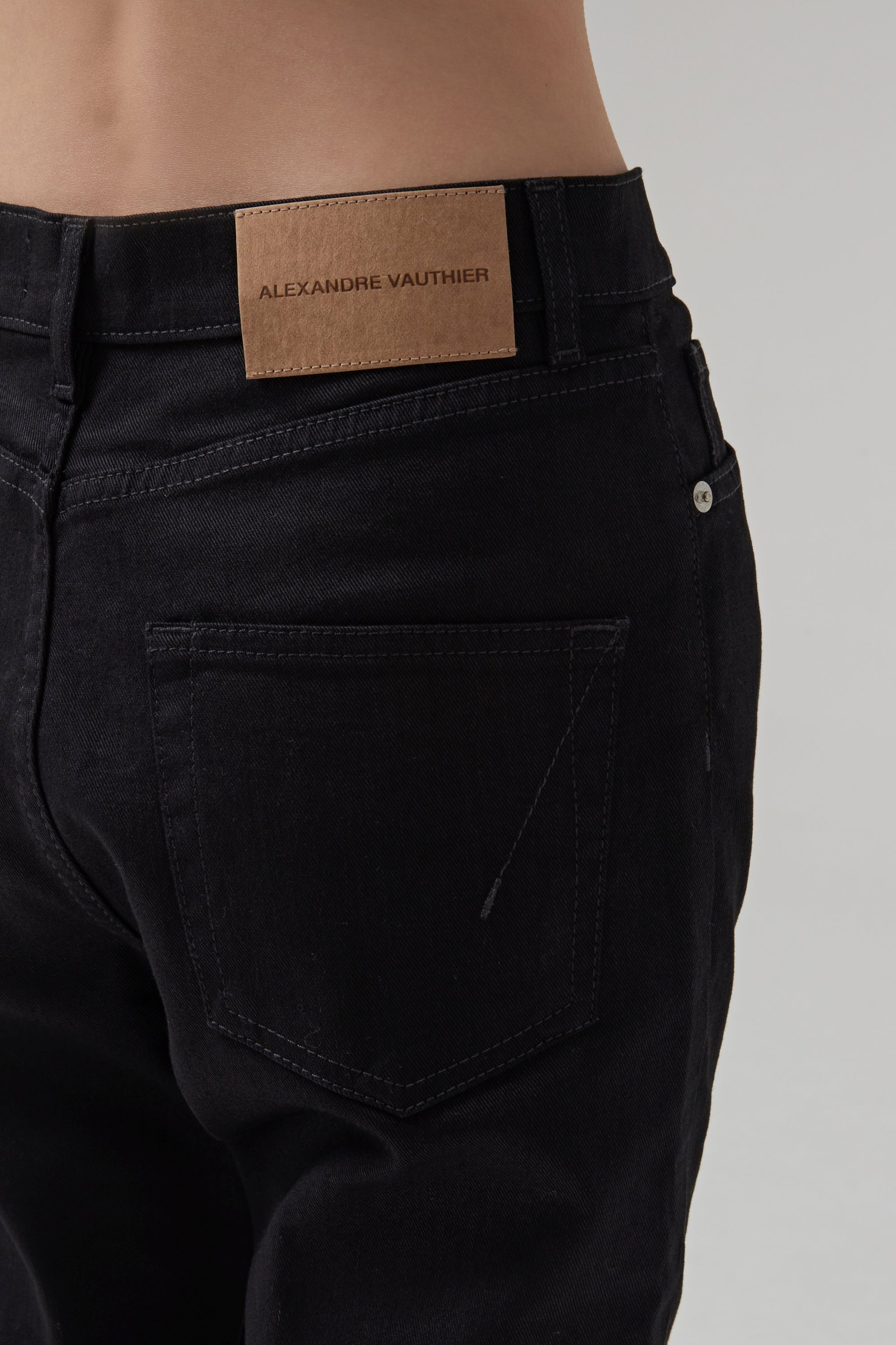 ALEXANDRE VAUTHIER Denim Jeans - Black