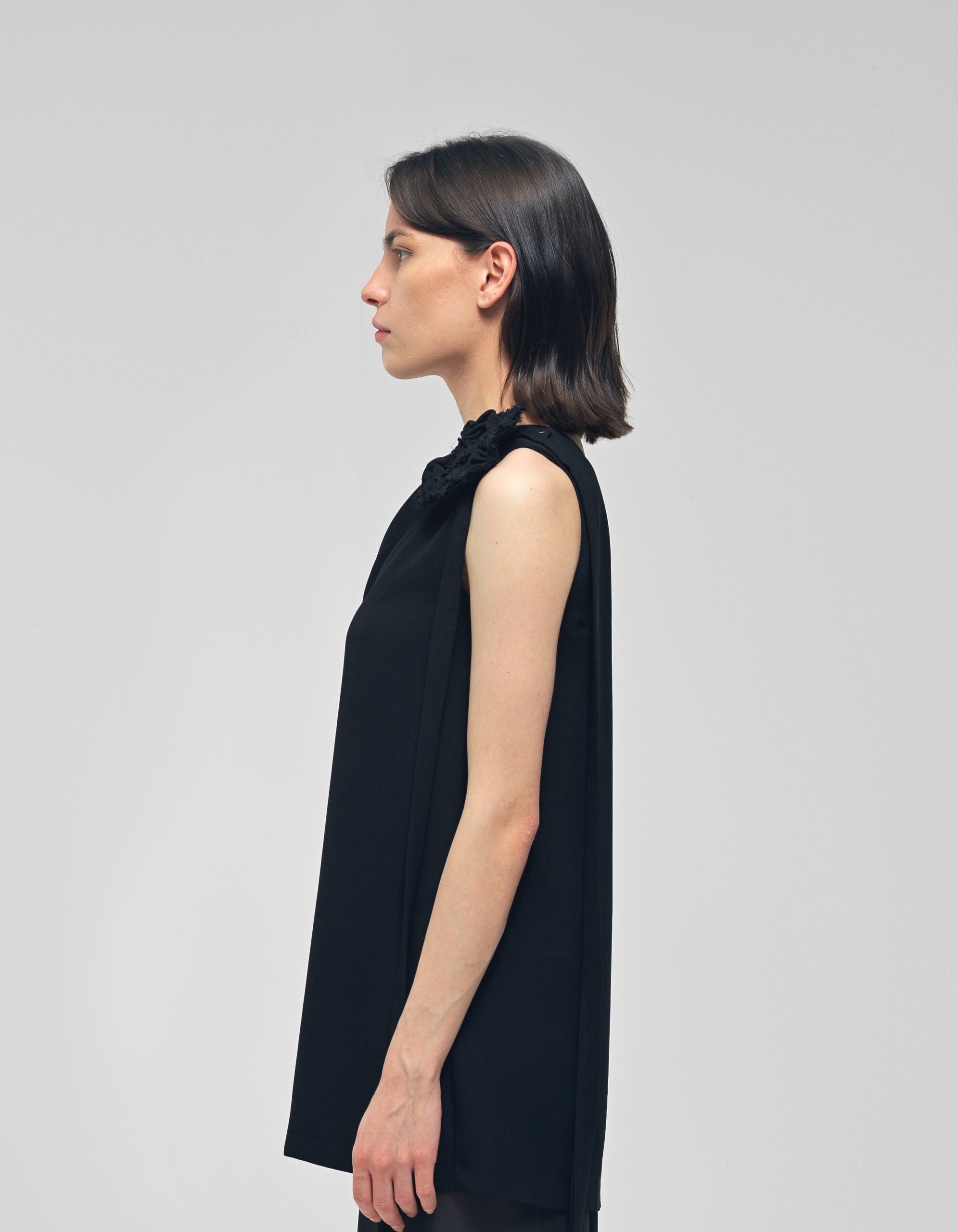 Maet Derfla Crepe Blouse - Black