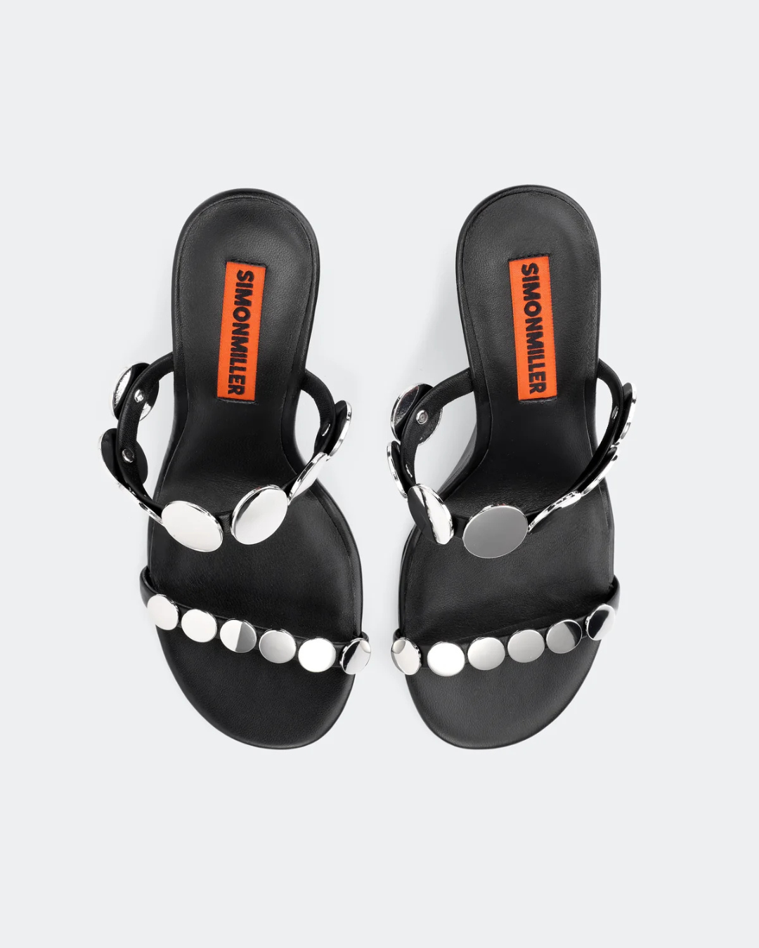 Simon Miller Disco Wedge Sandals - Black/Silver