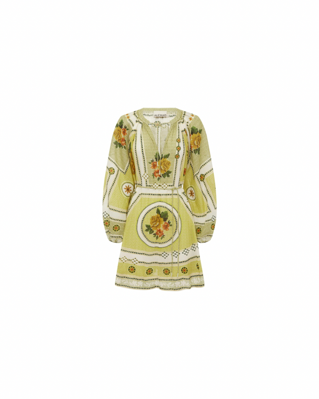 ALÉMAIS Dixie Mini Dress - Citrus